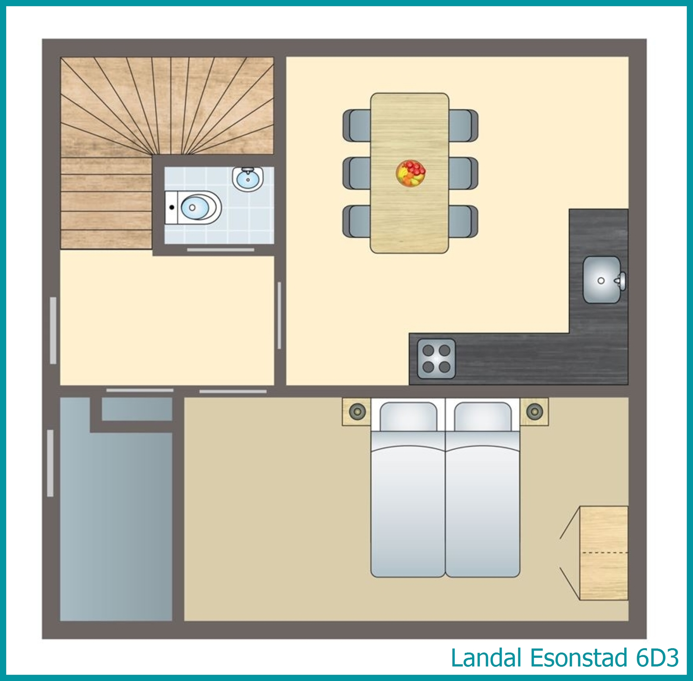 6-person residence 6D3 at Esonstad