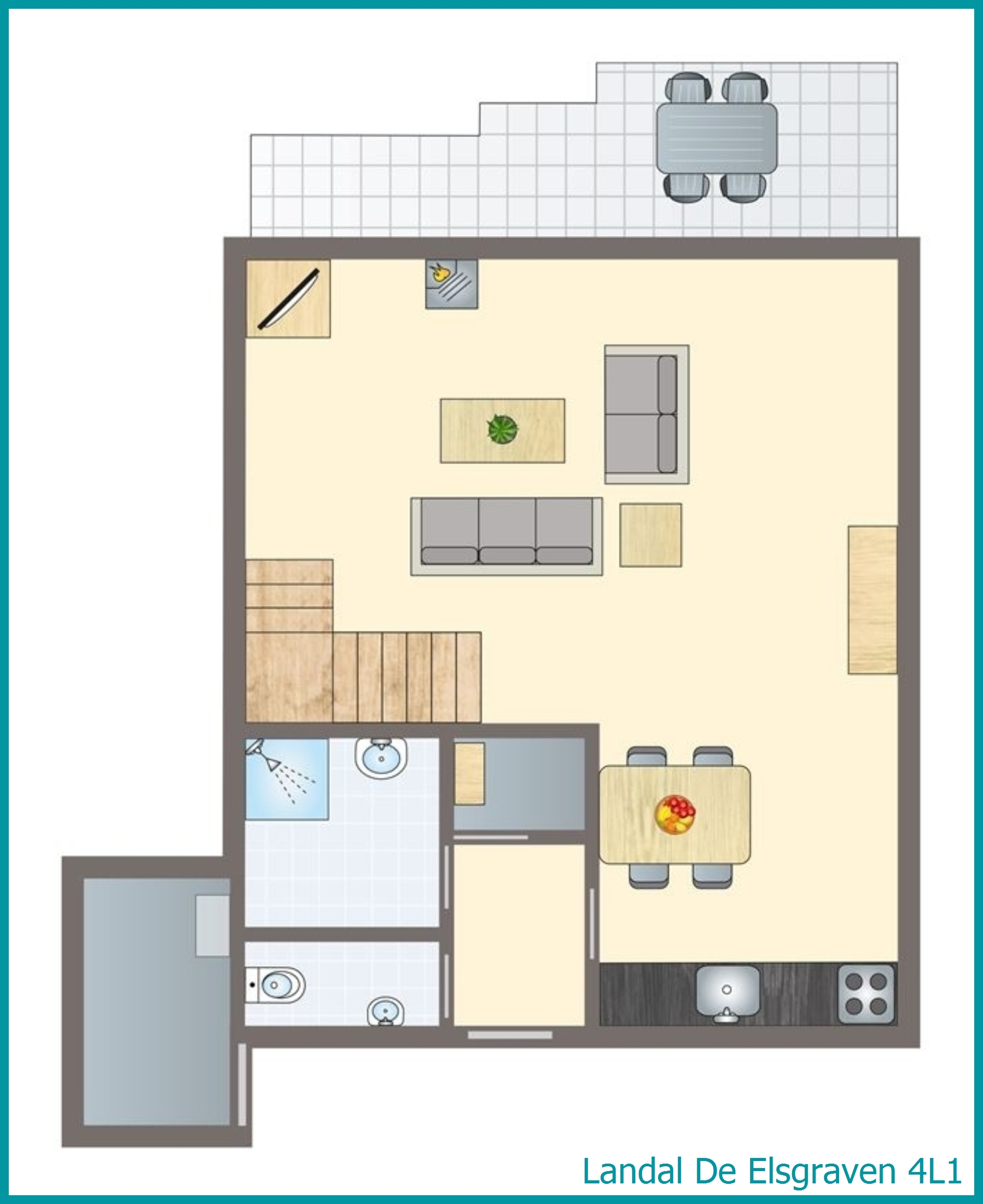4-person bungalow 4L1 at De Elsgraven