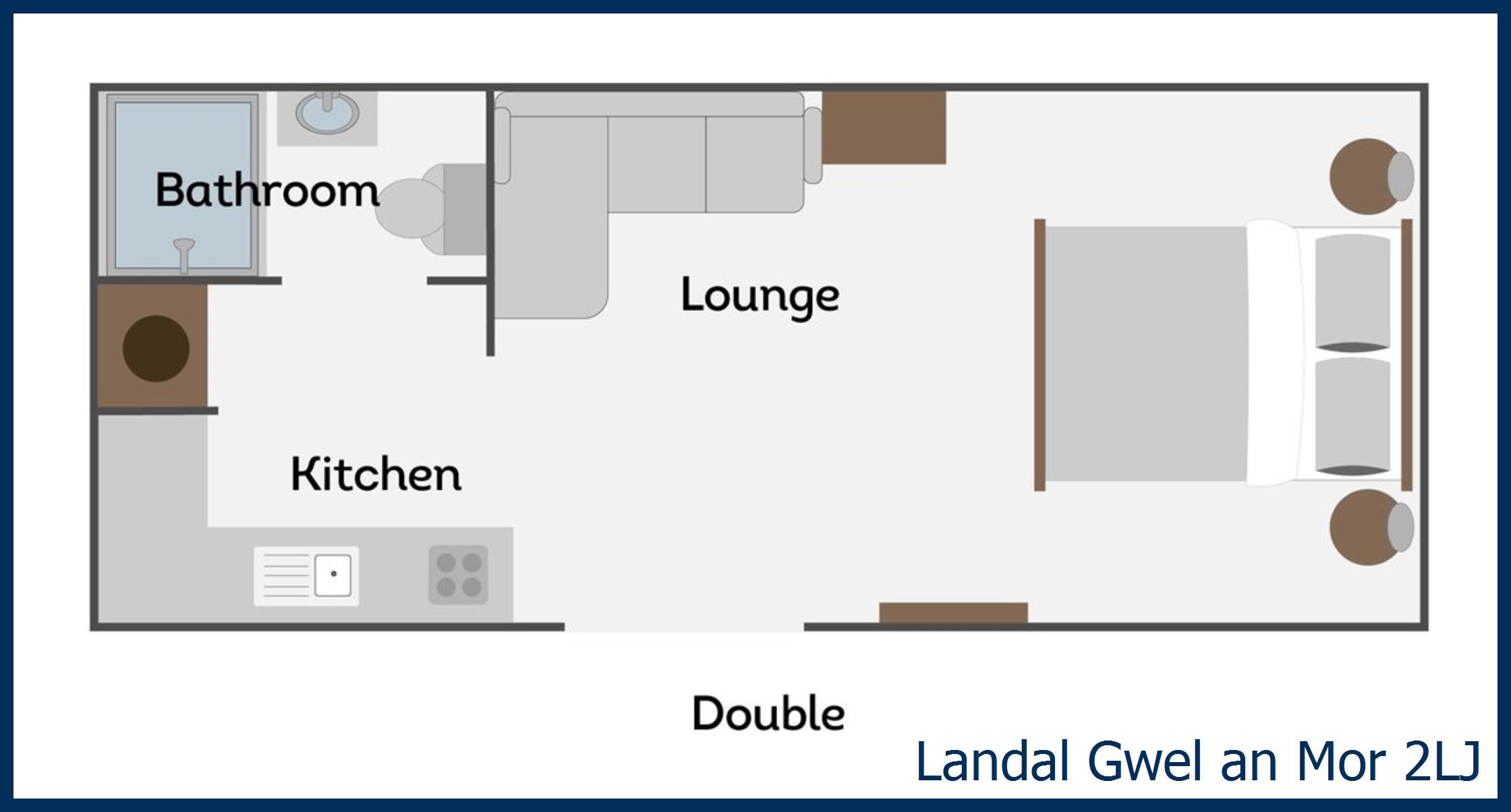 Chalet - Lakeside Signature Lodge 2LJ at Gwel an Mor