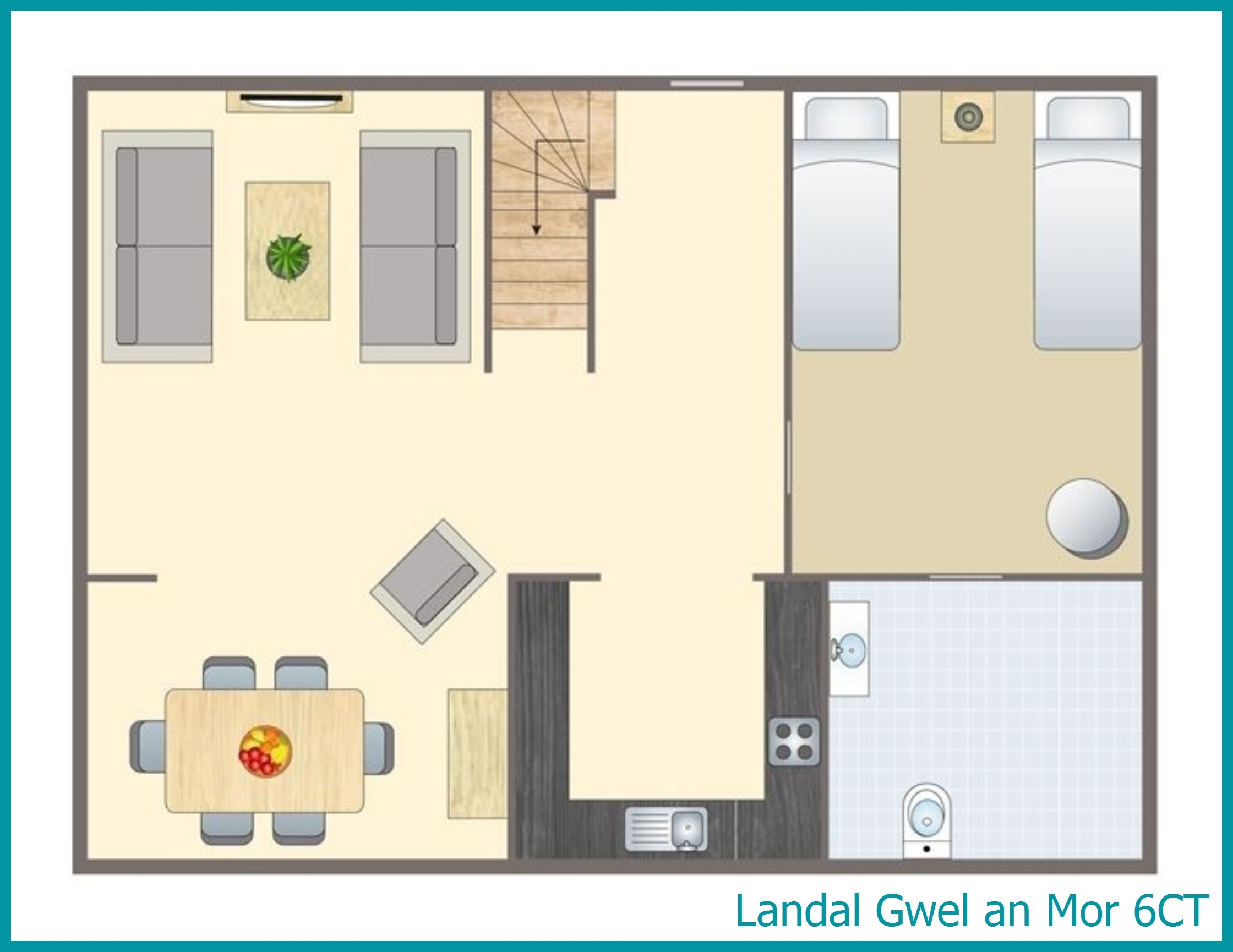 6-person lodge - Signature Assisted Living 6CT at Gwel an Mor