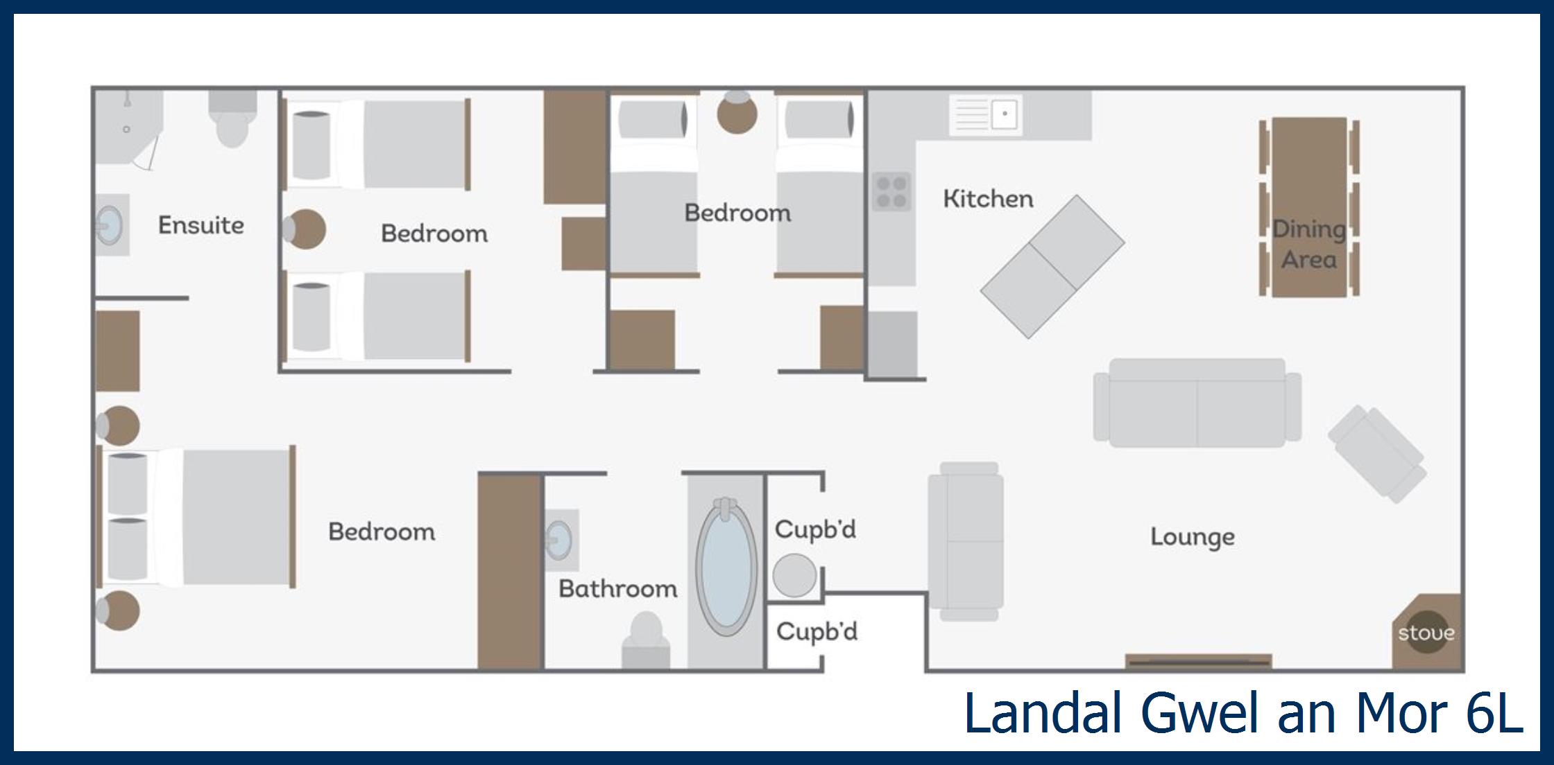 Chalet - Residence collection 3 6l at Gwel an Mor