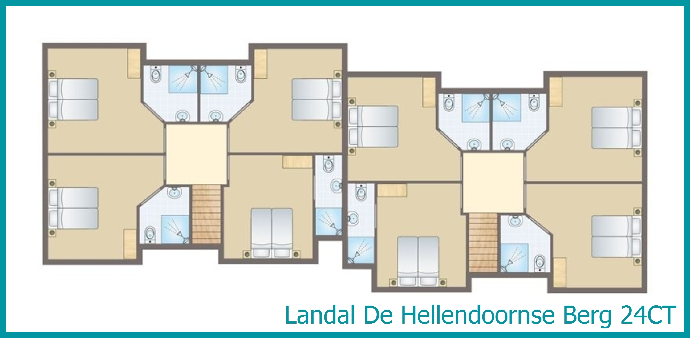 24-person bungalow 24CT at De Hellendoornse Berg