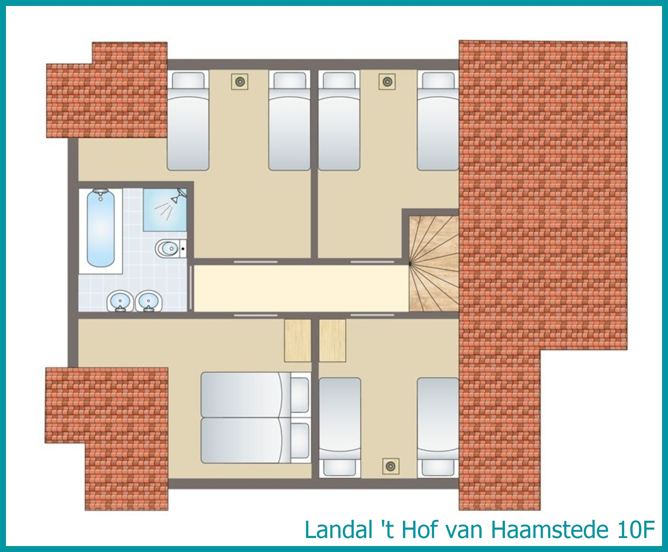 10-person bungalow 10F at 't Hof van Haamstede