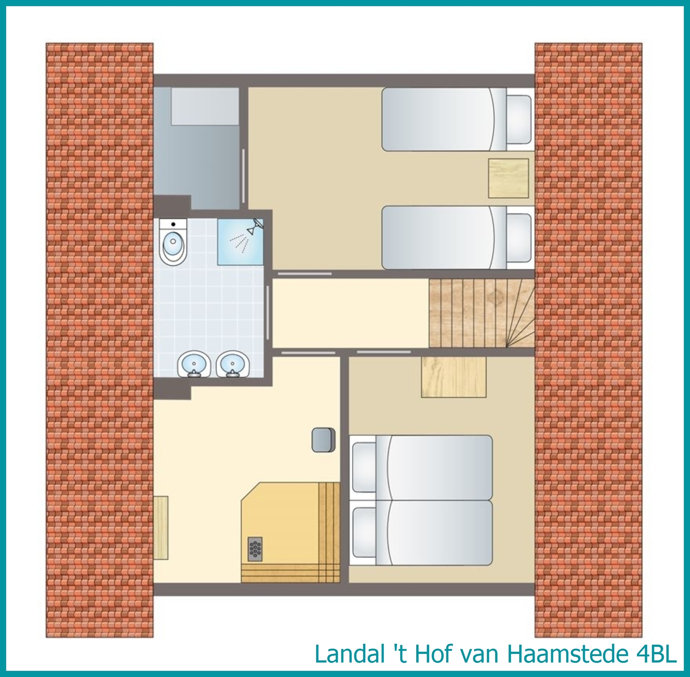 4-person bungalow 4BL at 't Hof van Haamstede