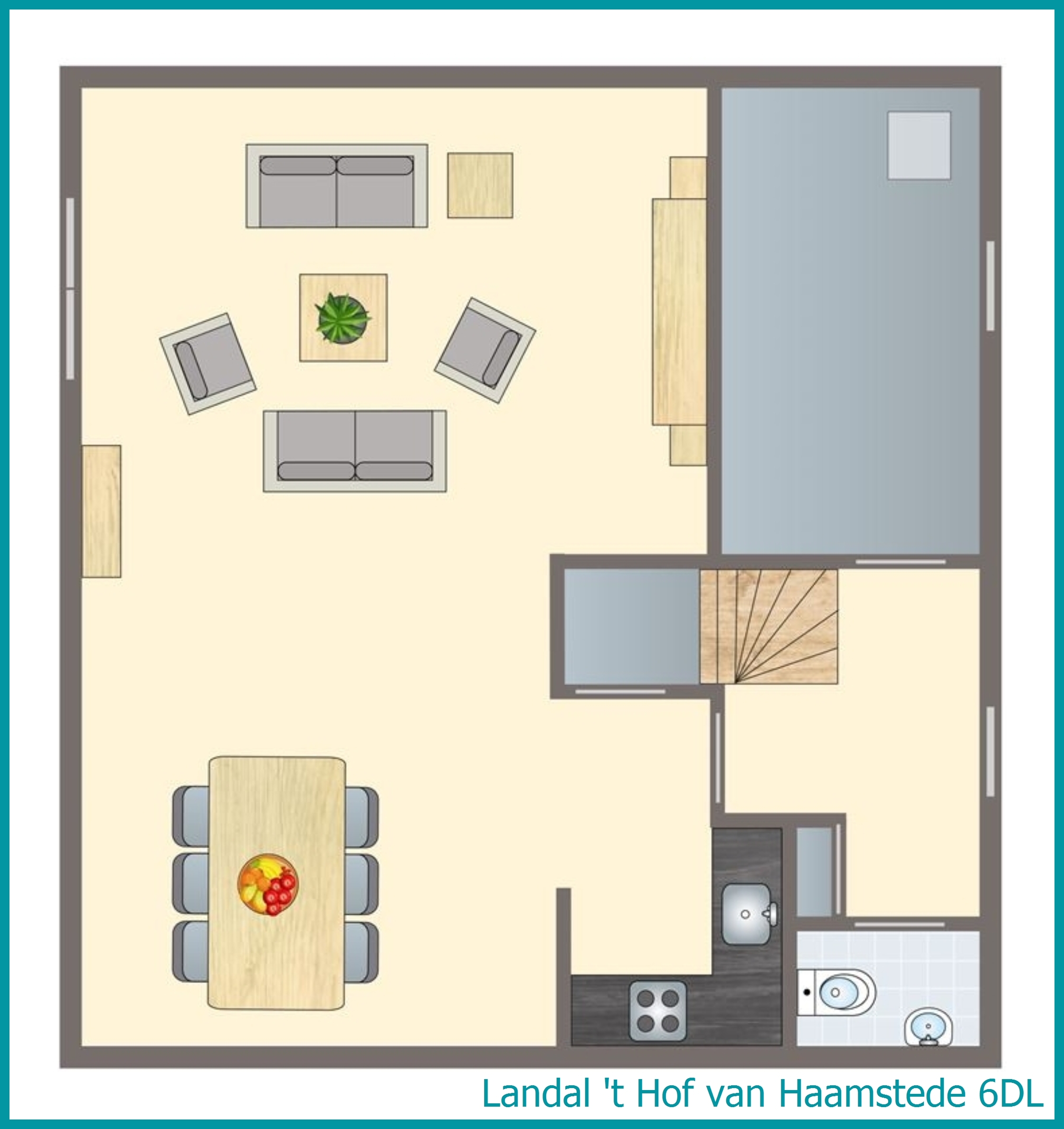 6-person bungalow 6DL at 't Hof van Haamstede