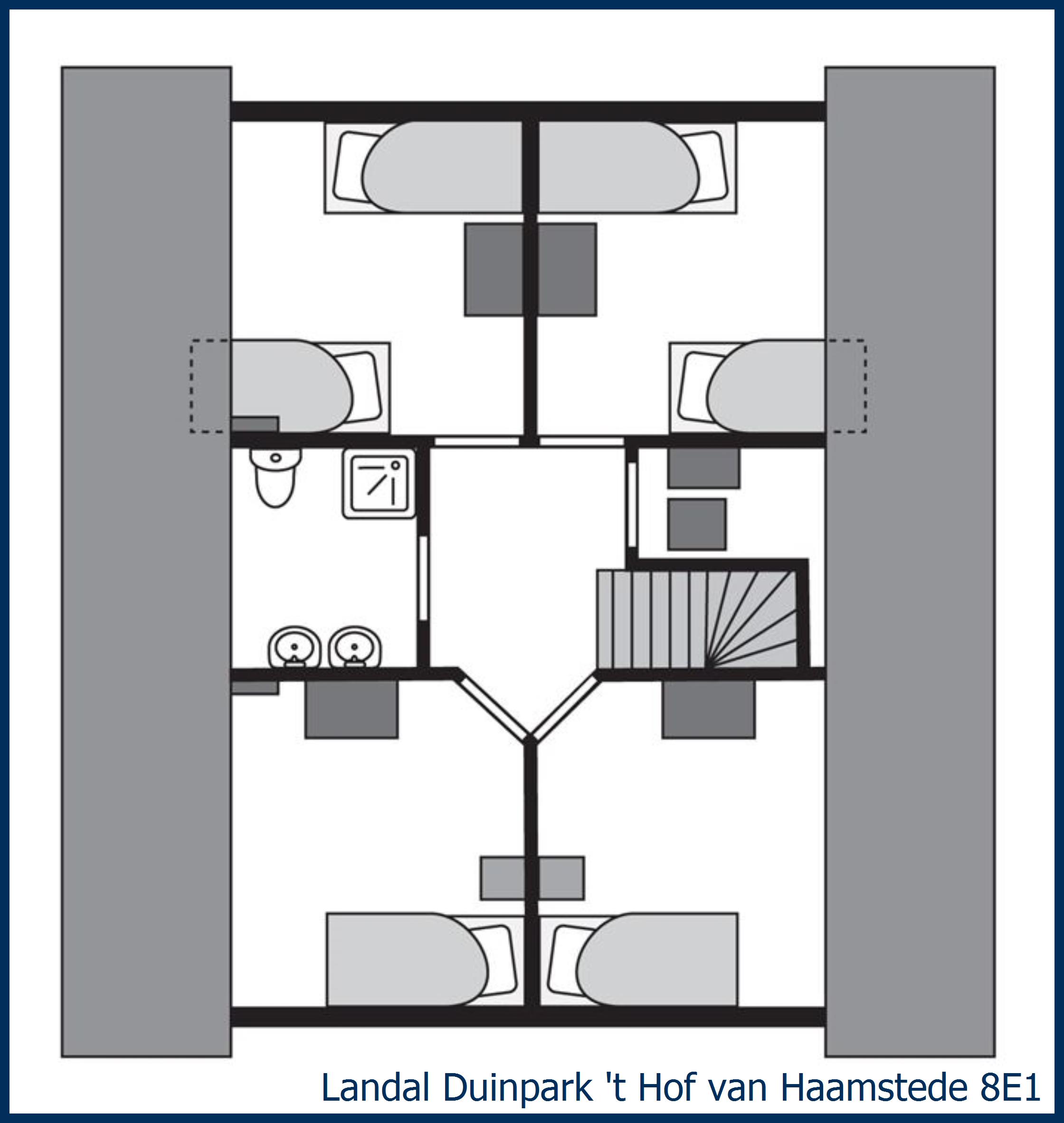 Bungalow 8E1 at 't Hof van Haamstede