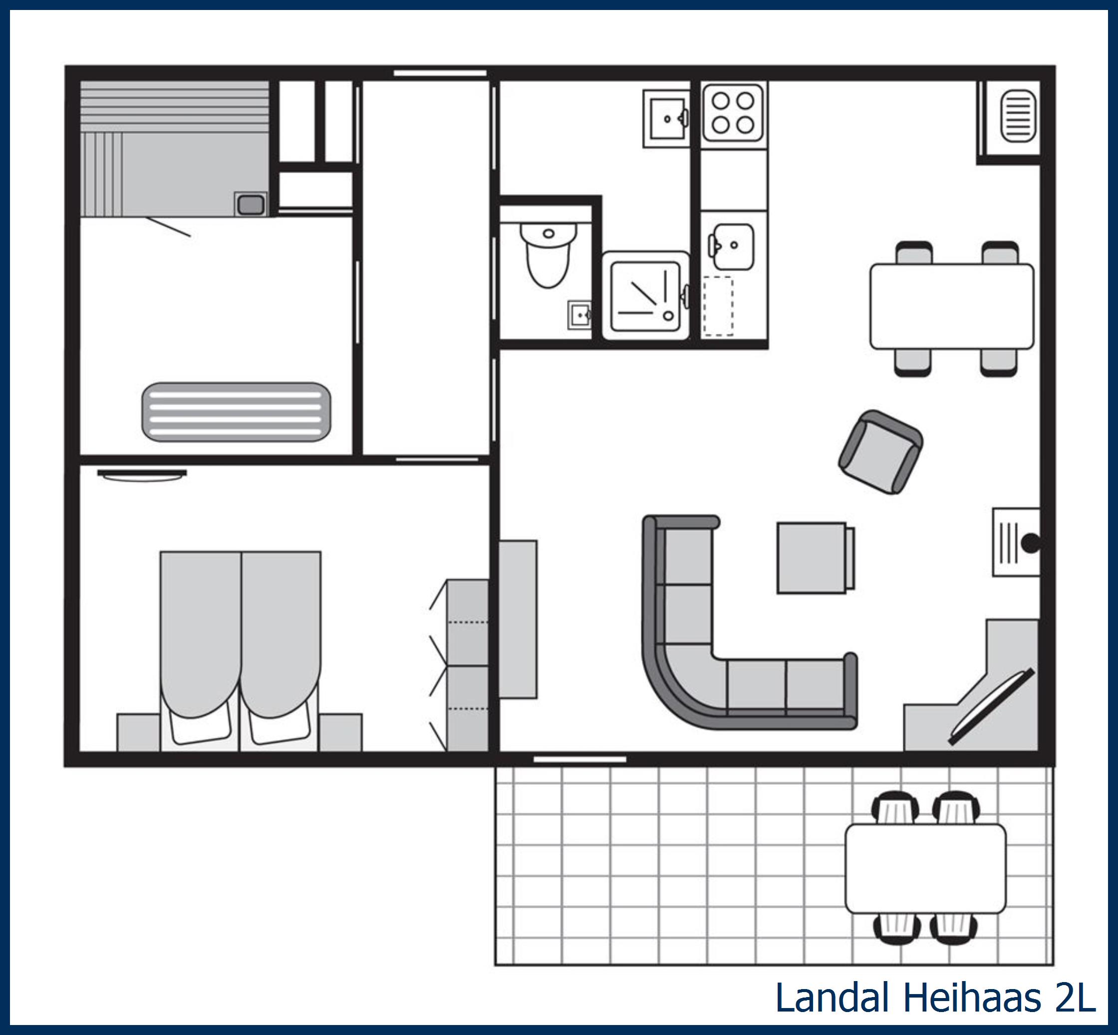 Bungalow 2L at Heihaas