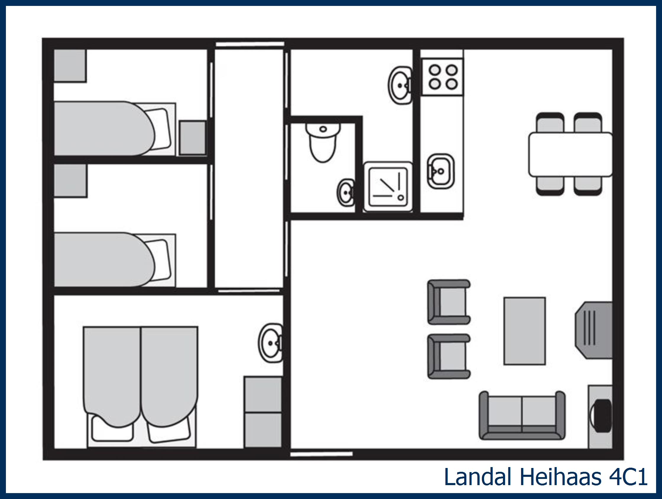 Bungalow 4C1 at Heihaas