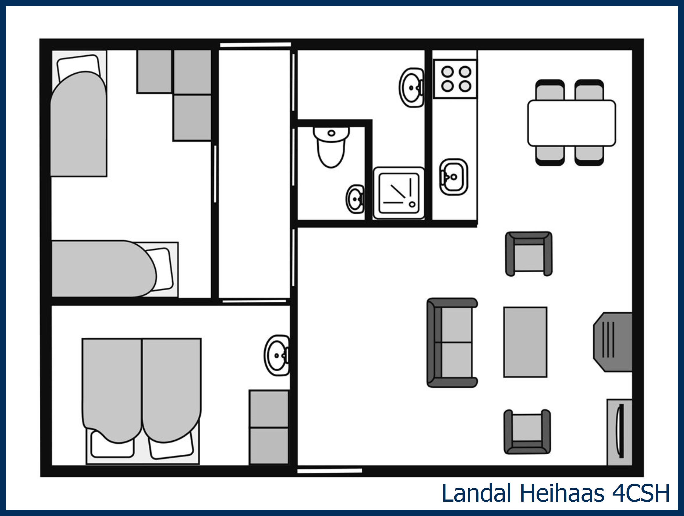 Hear-easy bungalow 4CSH at Heihaas