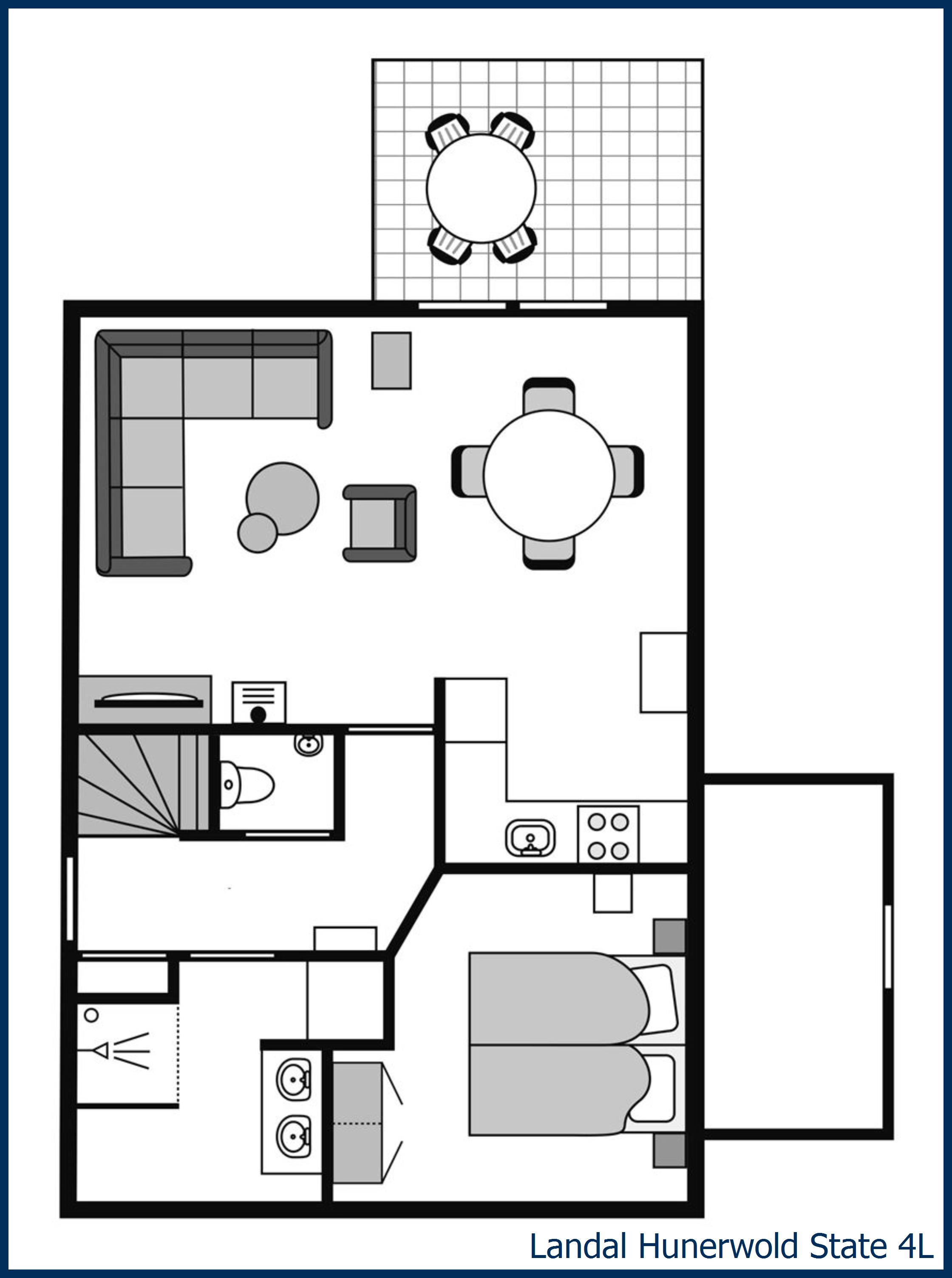 Bungalow 4L at Hunerwold State