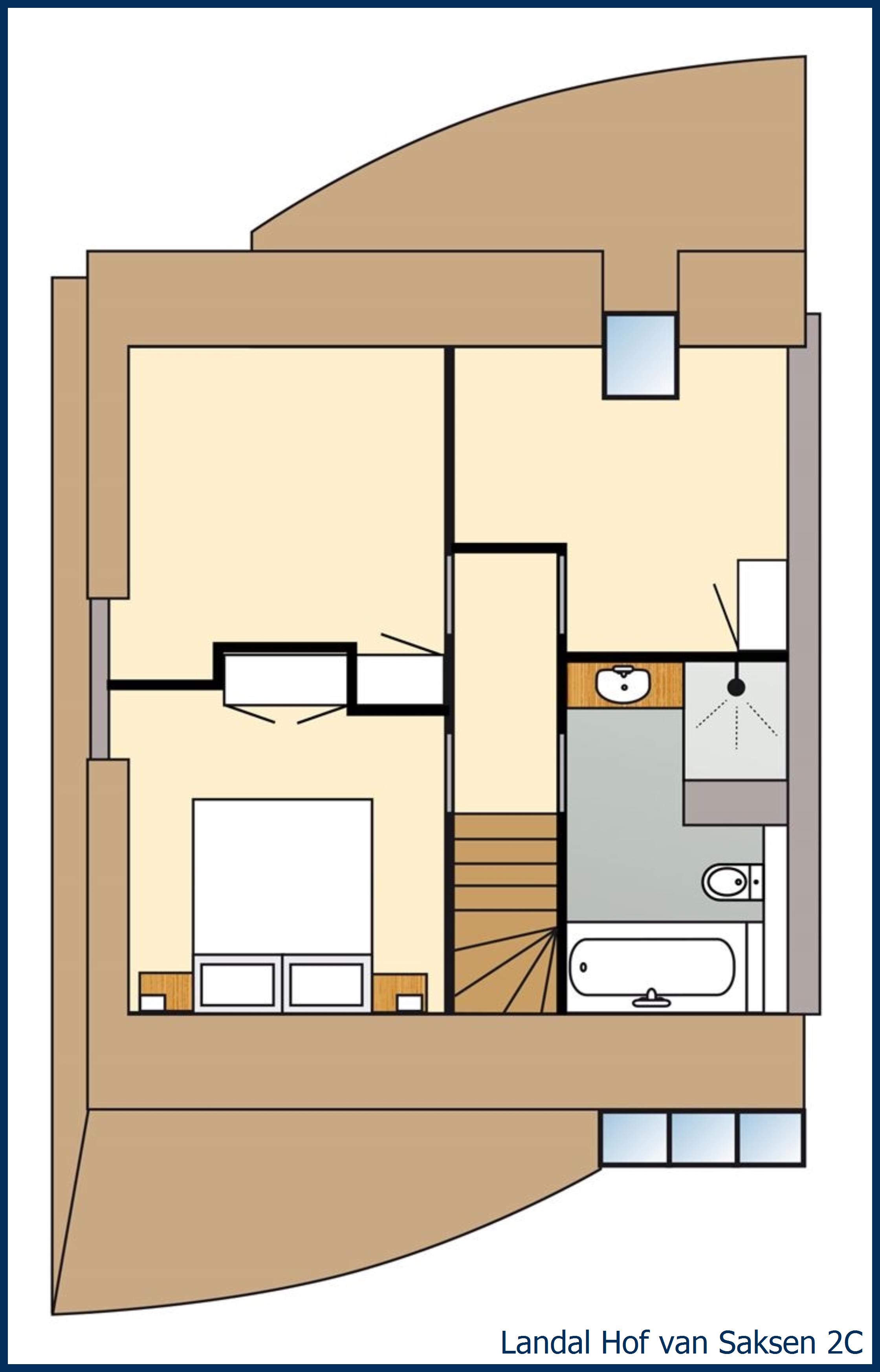 Farmhouse 2C at Hof van Saksen