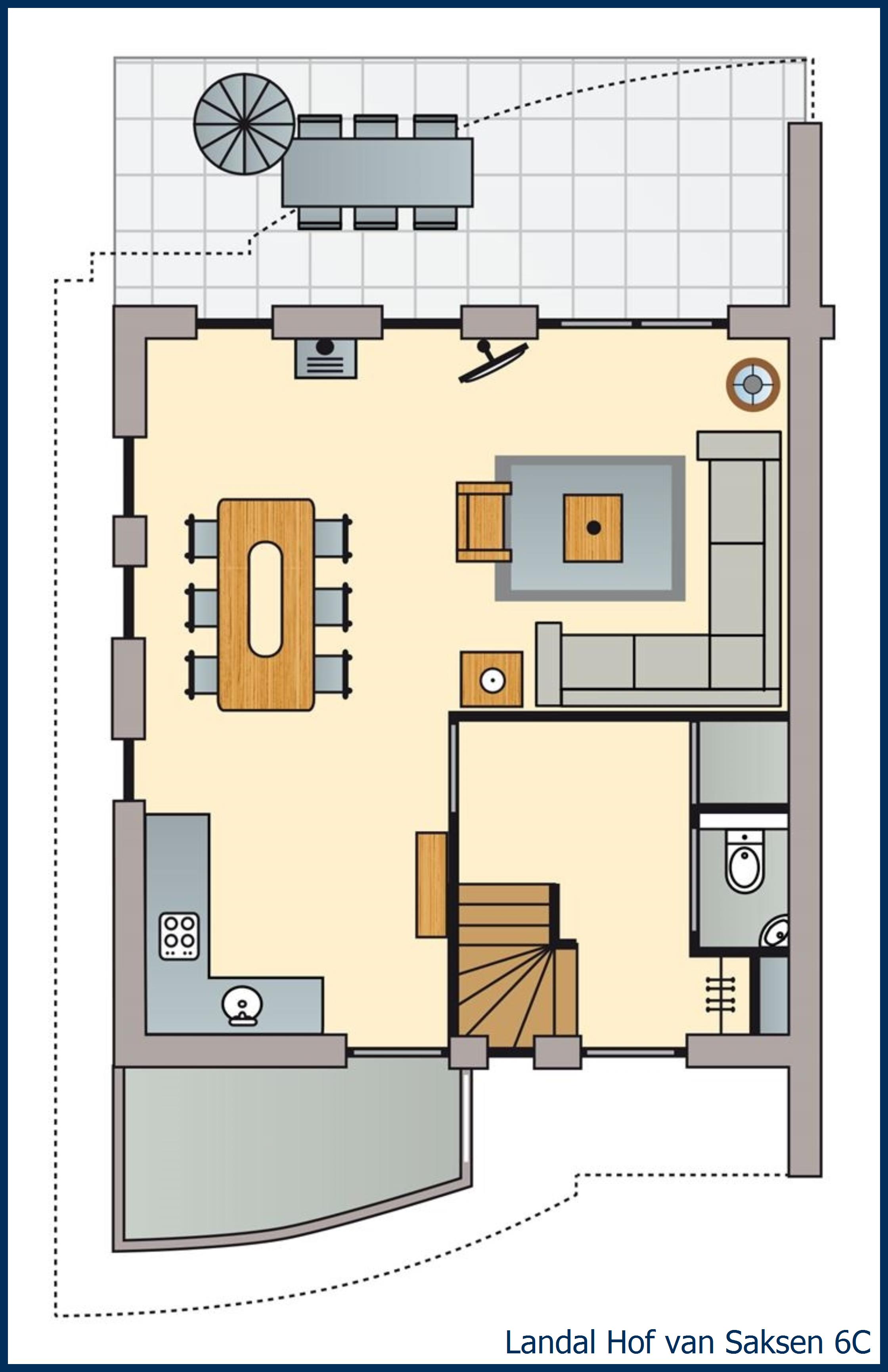 Farmhouse 6C at Hof van Saksen