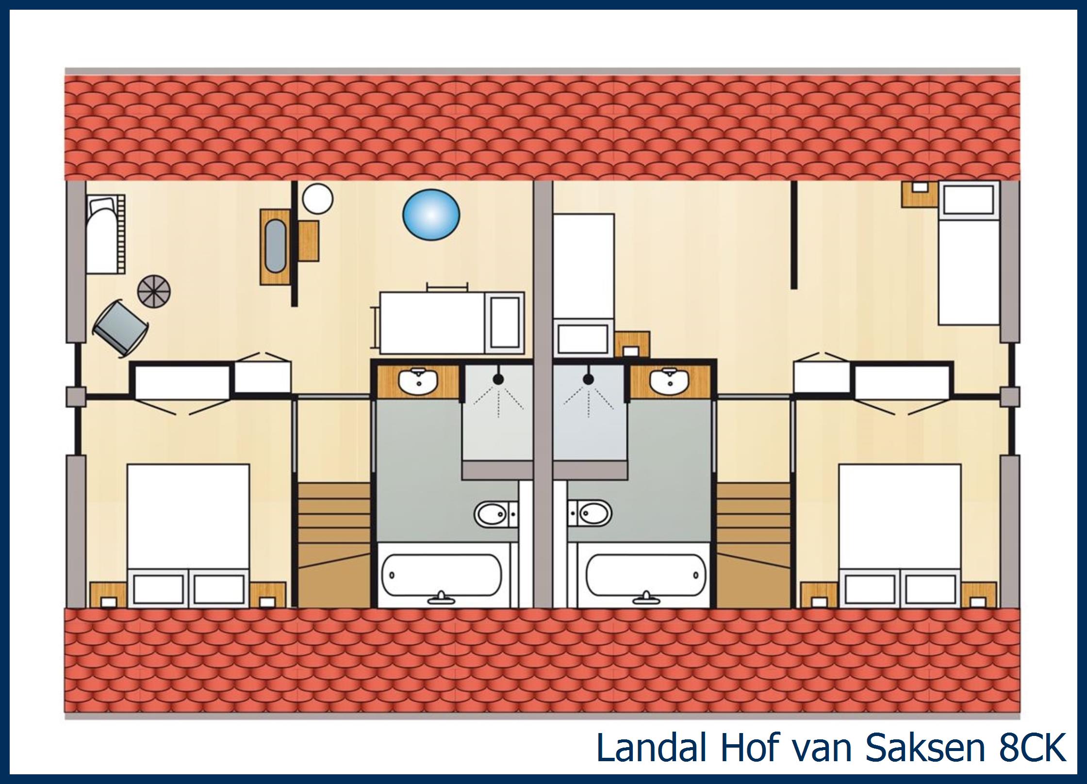 Childrens farmhouse 8CK at Hof van Saksen