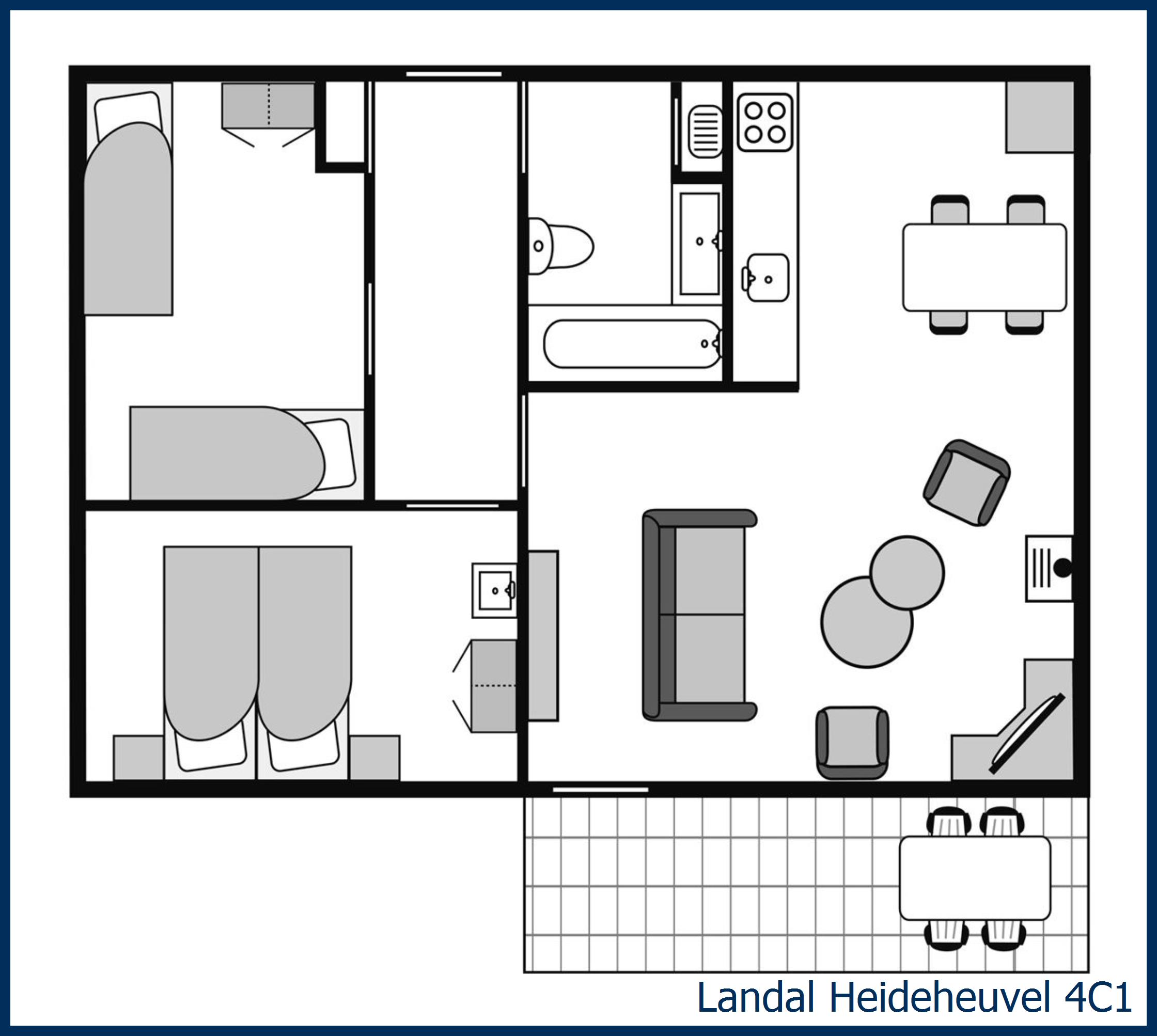 Bungalow 4C1 at Heideheuvel