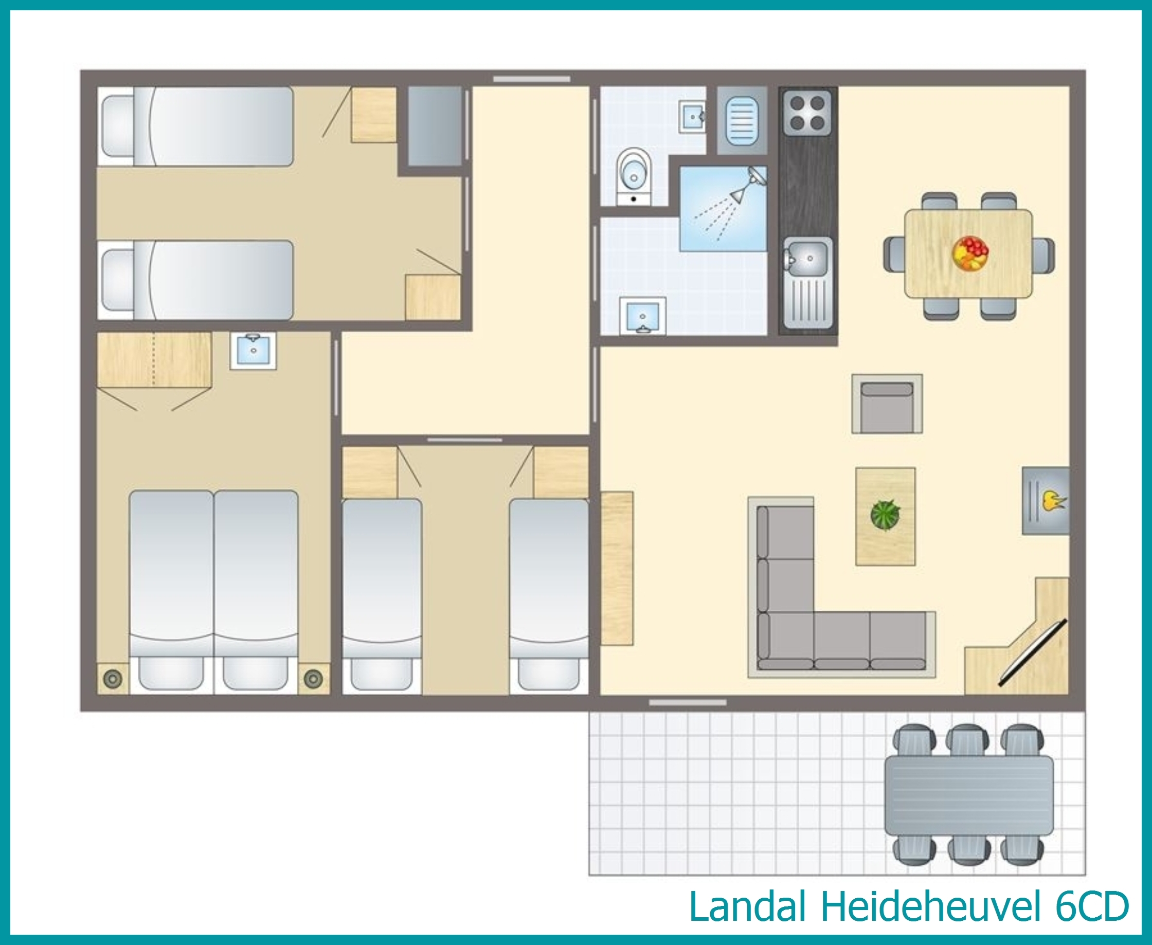 6-person dog bungalow 6CD at Heideheuvel