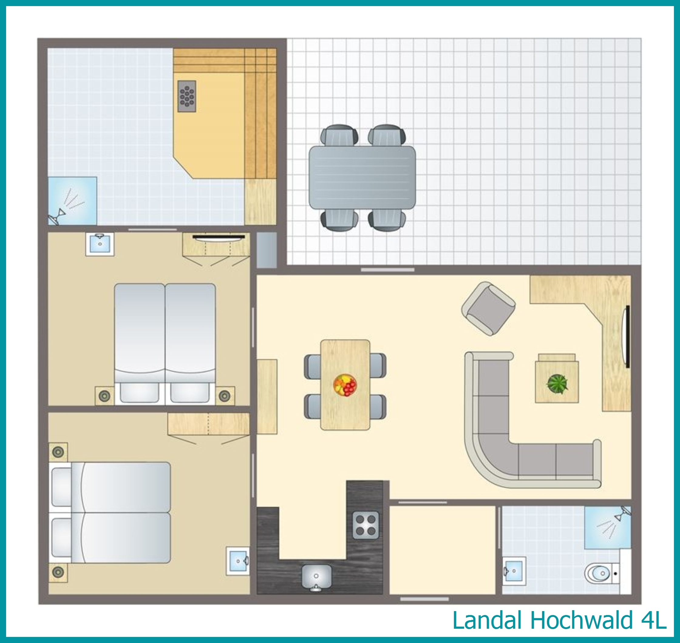 4-person bungalow 4L at Hochwald