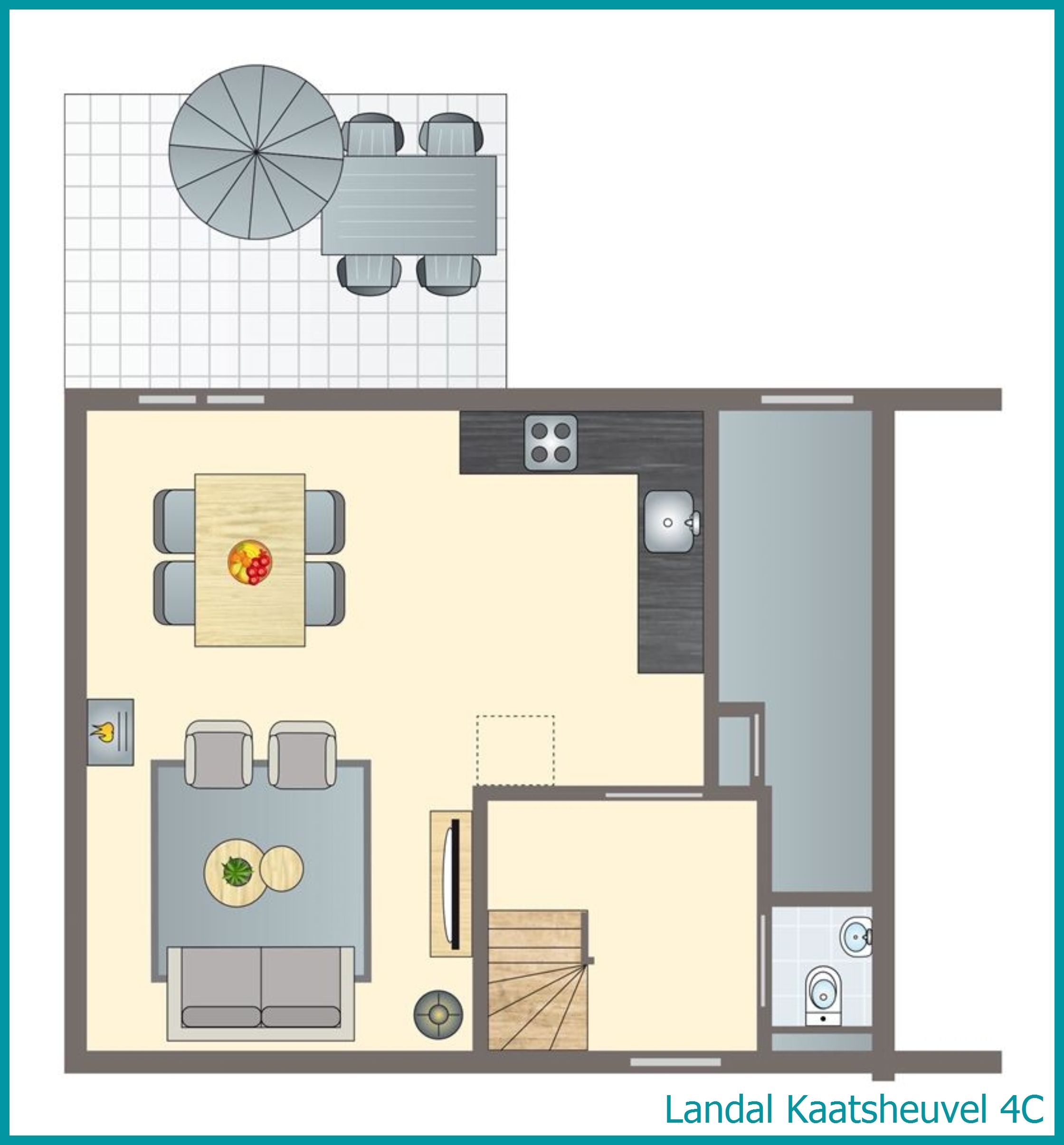 4-person vacation home 4C at Kaatsheuvel