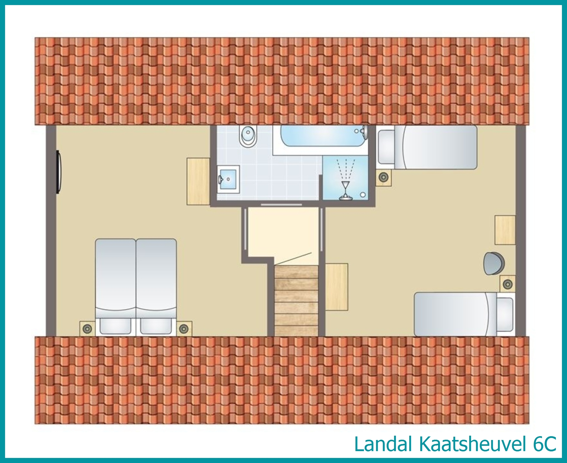 6-person vacation home 6C at Kaatsheuvel