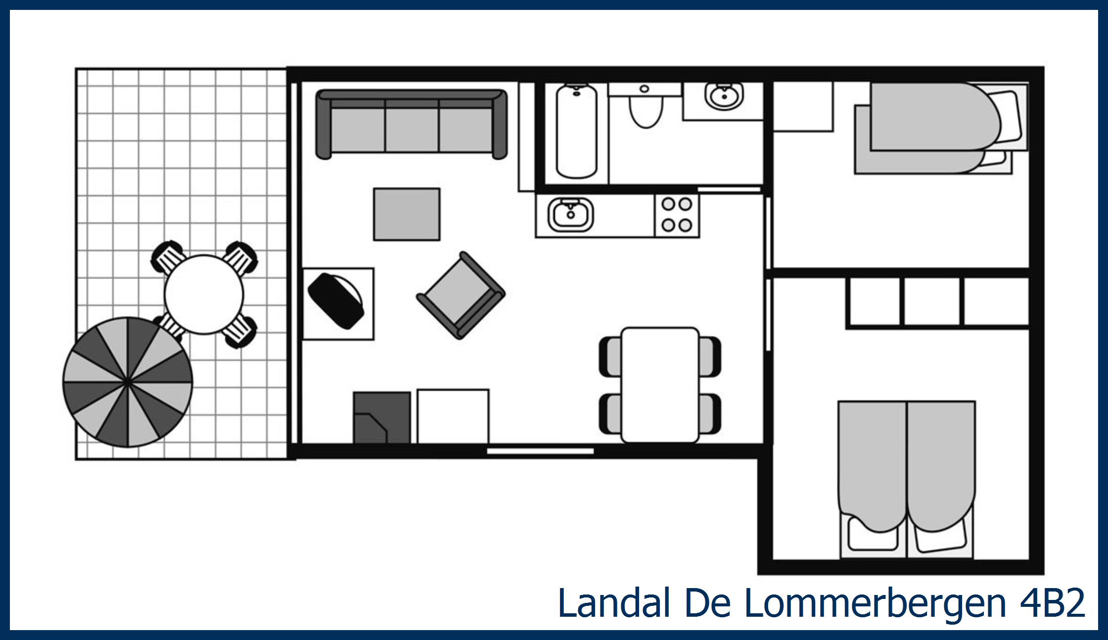 Bungalow 4B2 at De Lommerbergen