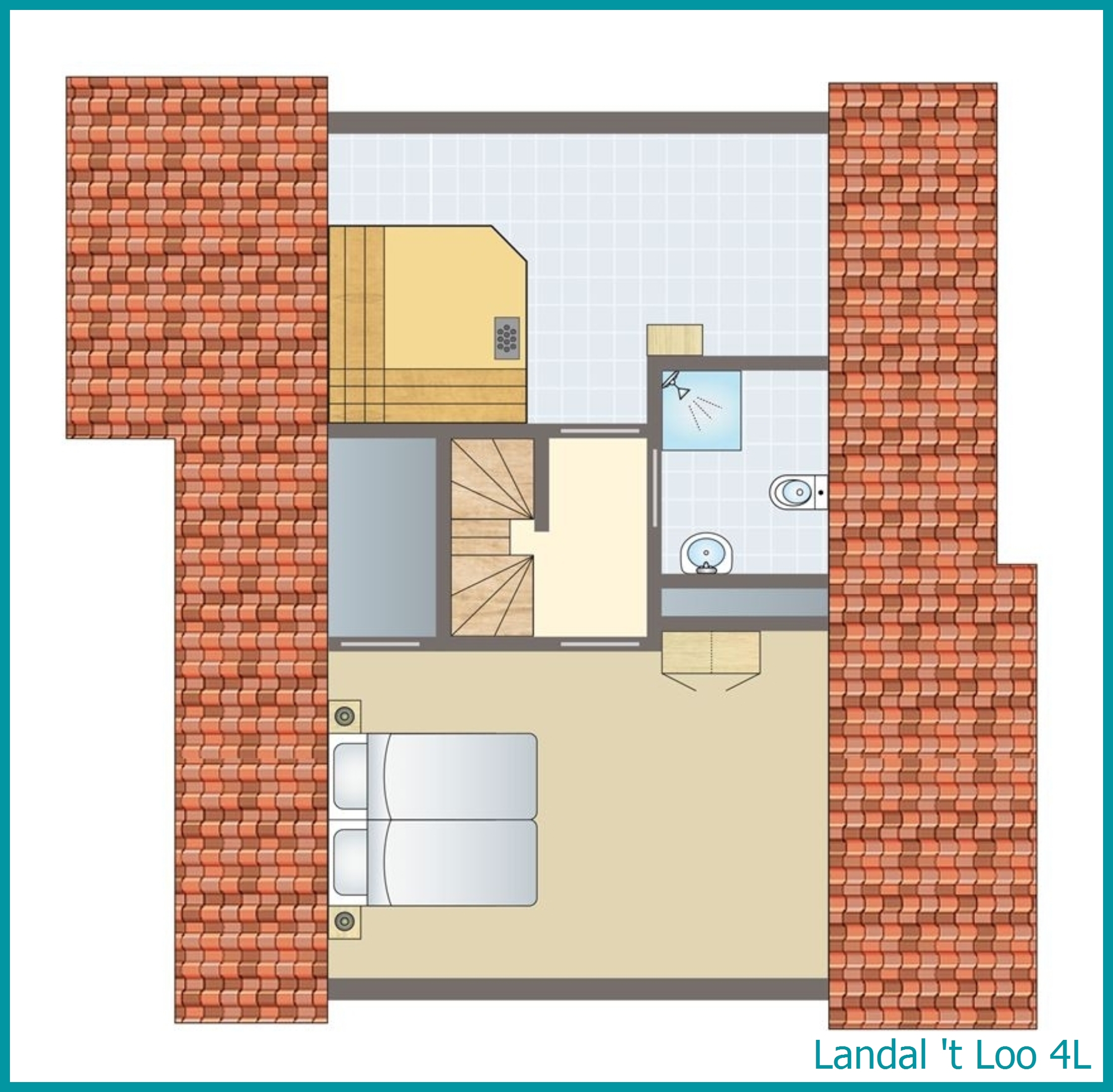 4-person bungalow 4L at 't Loo