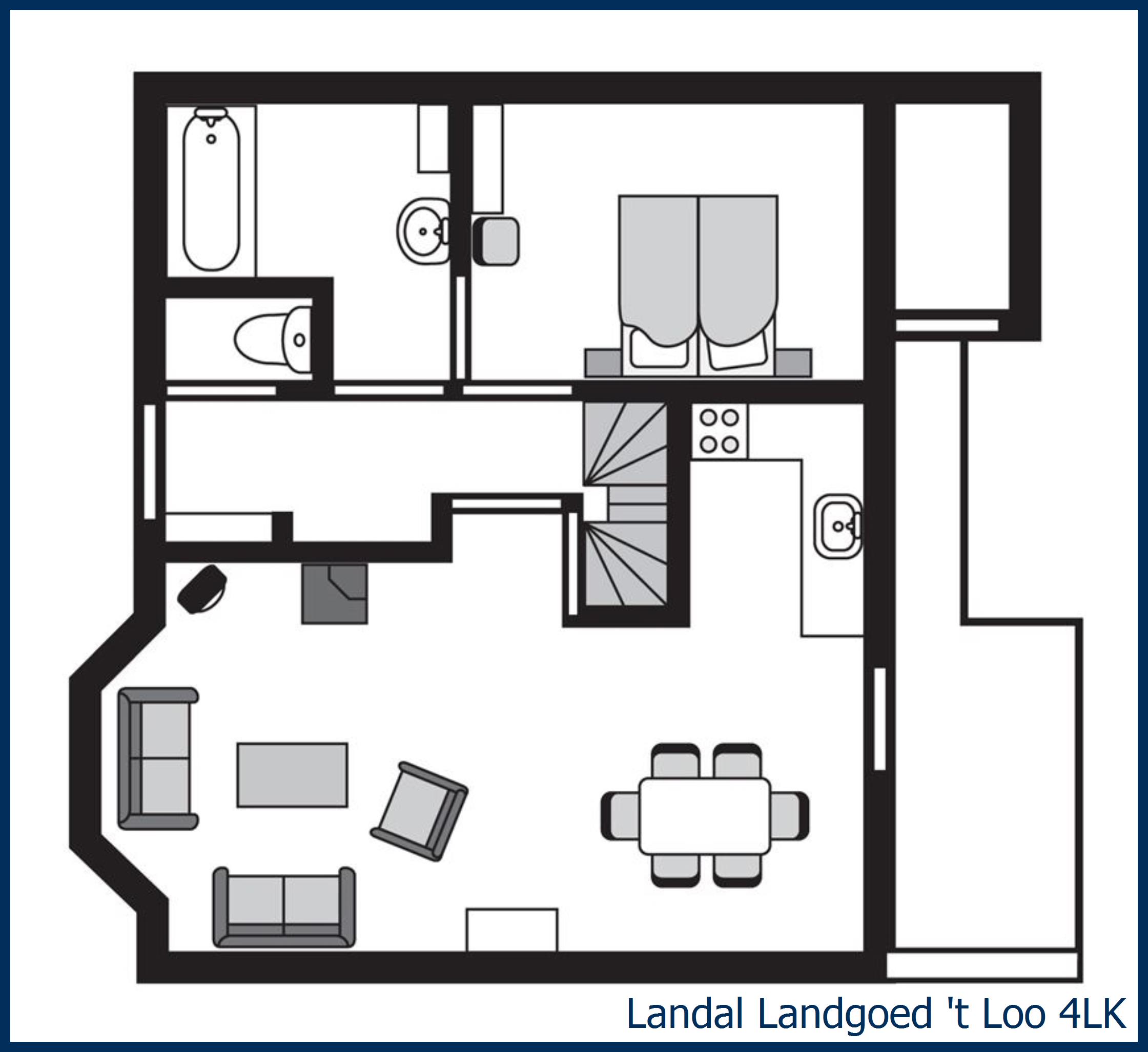 Childrens bungalow 4LK at 't Loo
