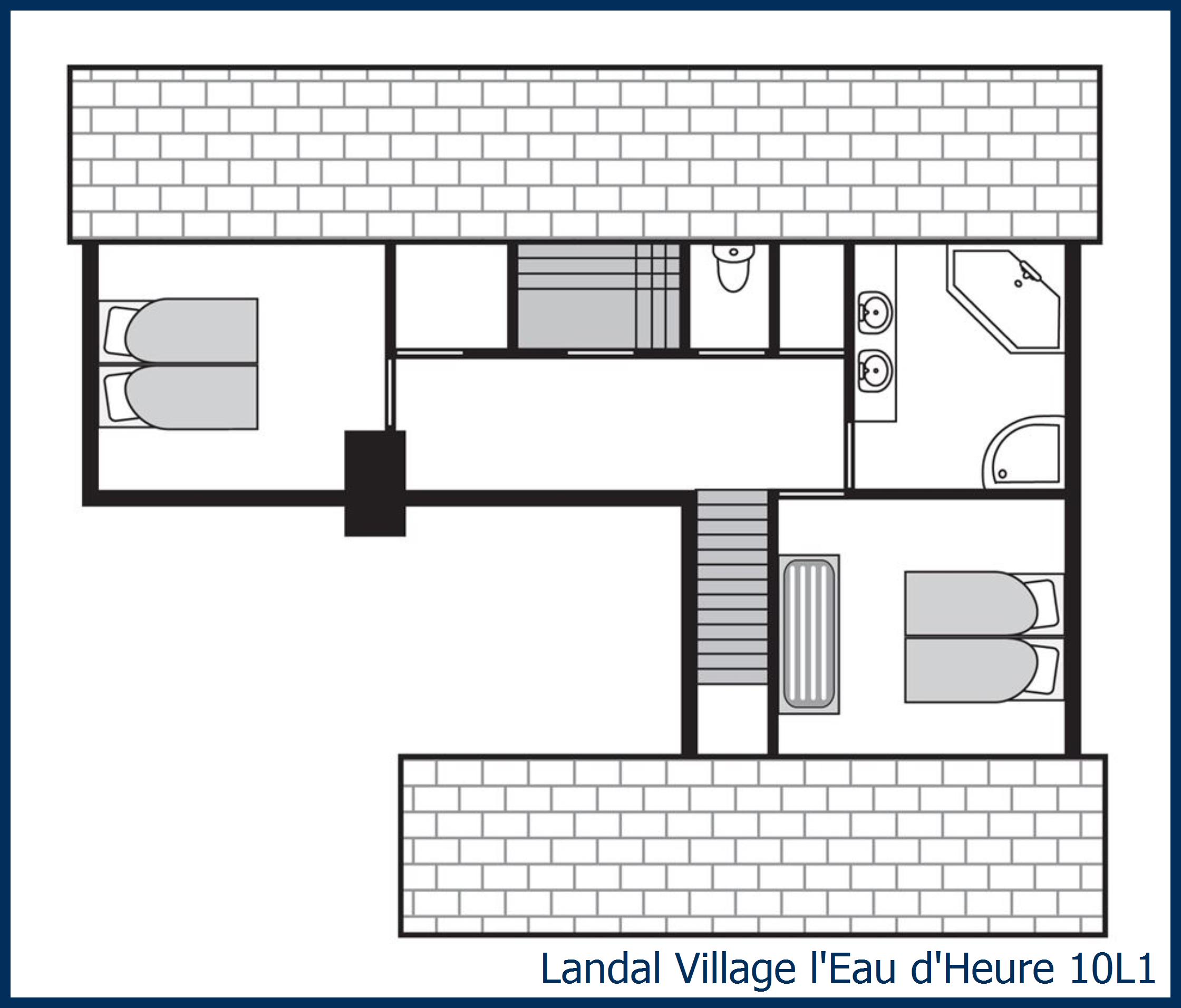 Bungalow 10L1 at Village l'Eau d'Heure