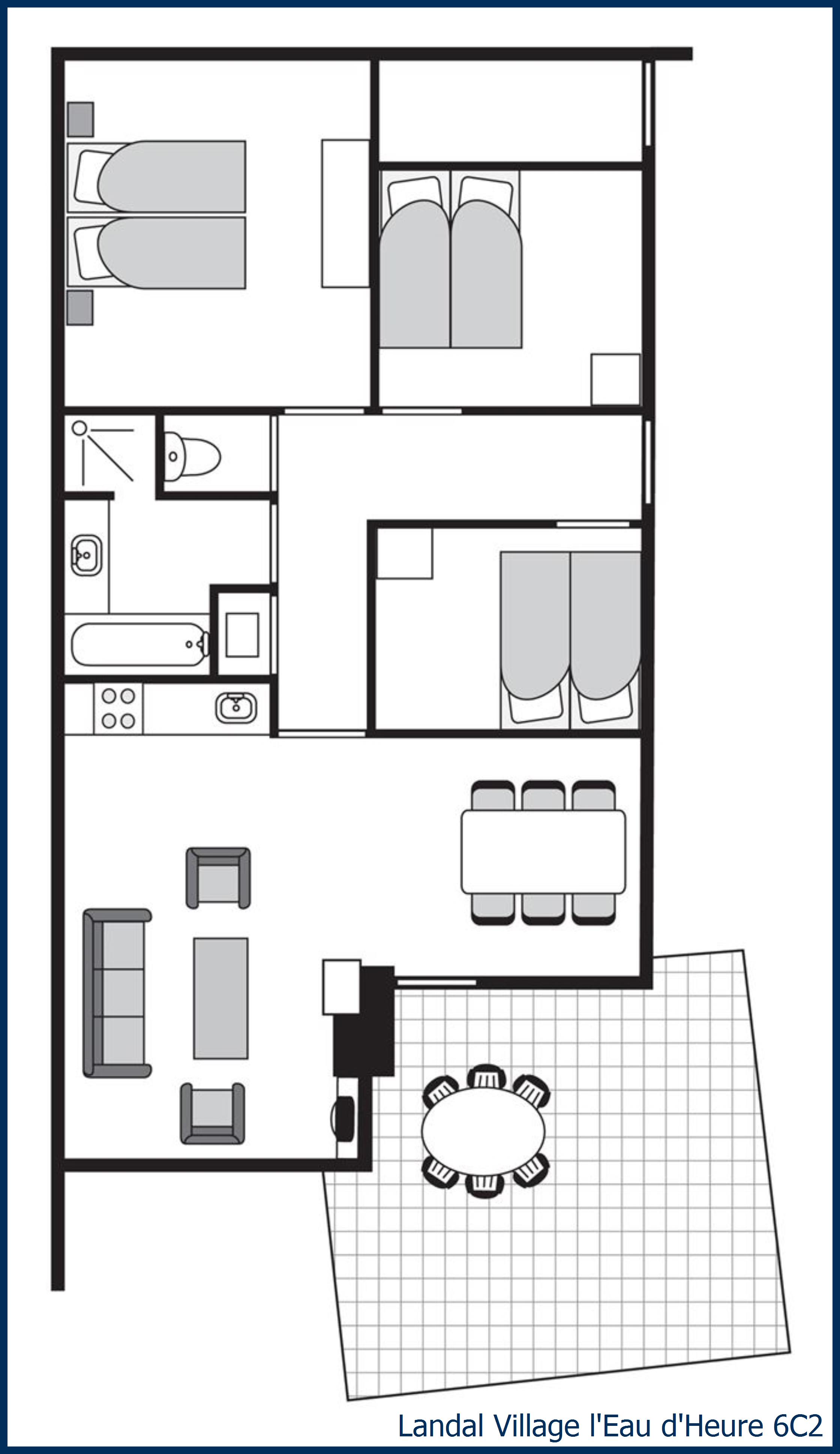 Bungalow 6C2 at Village l'Eau d'Heure