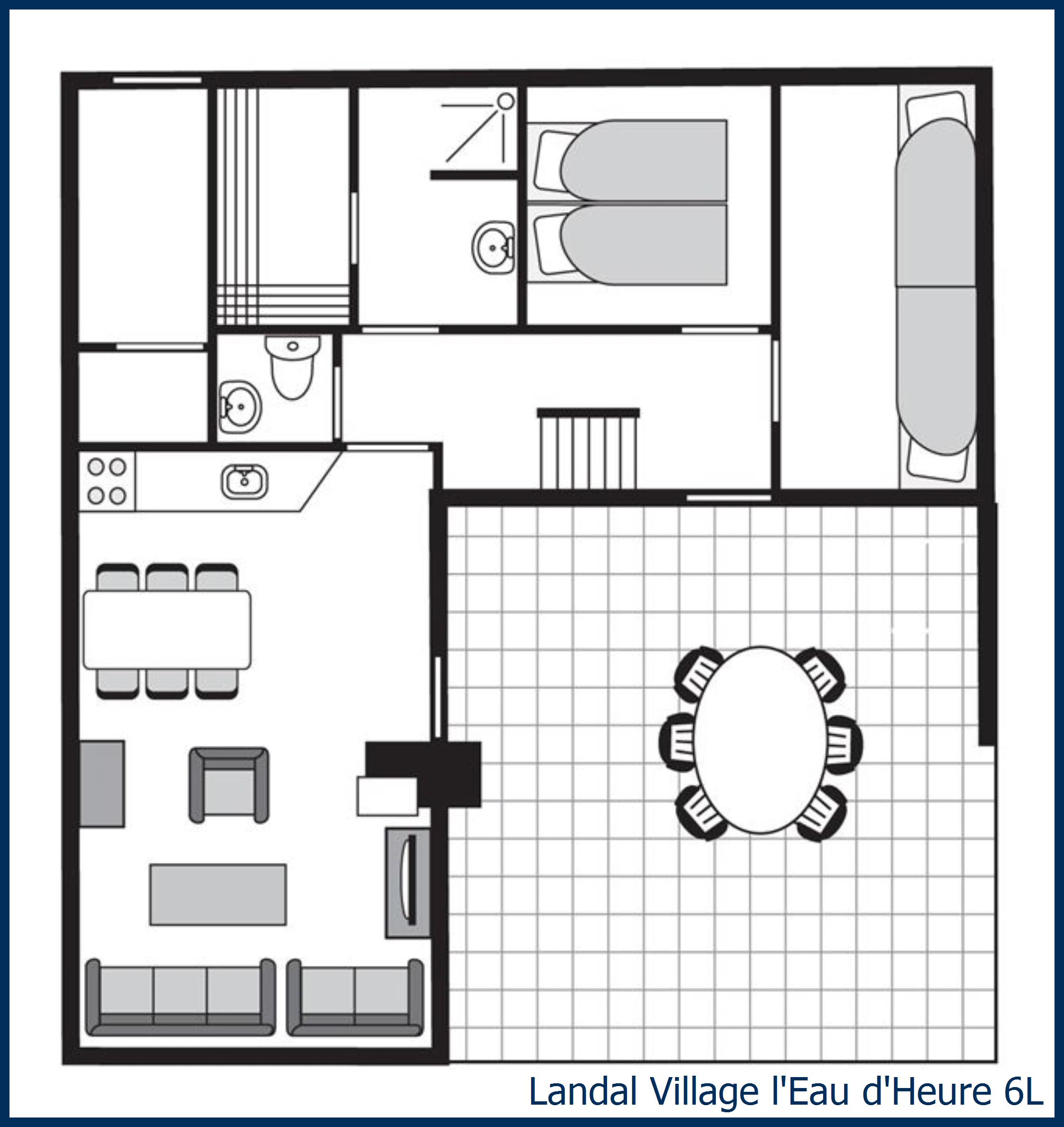 Bungalow 6L at Village l'Eau d'Heure
