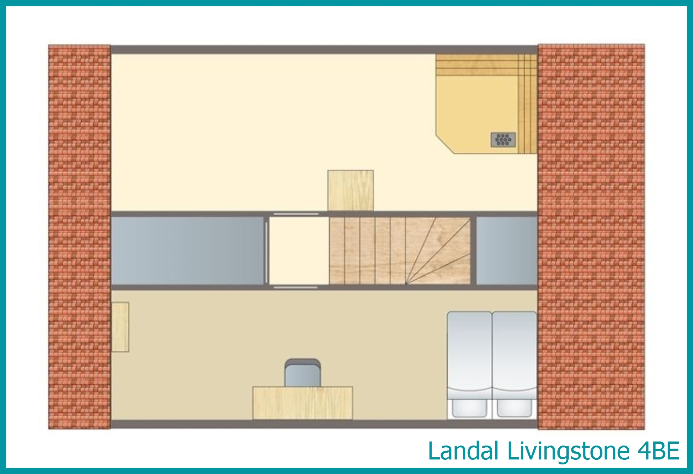 4-person villa 4BE at Livingstone