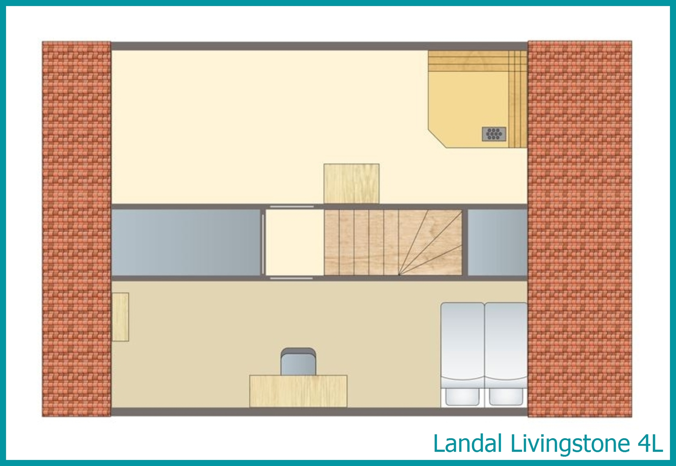 4-person villa 4L at Livingstone