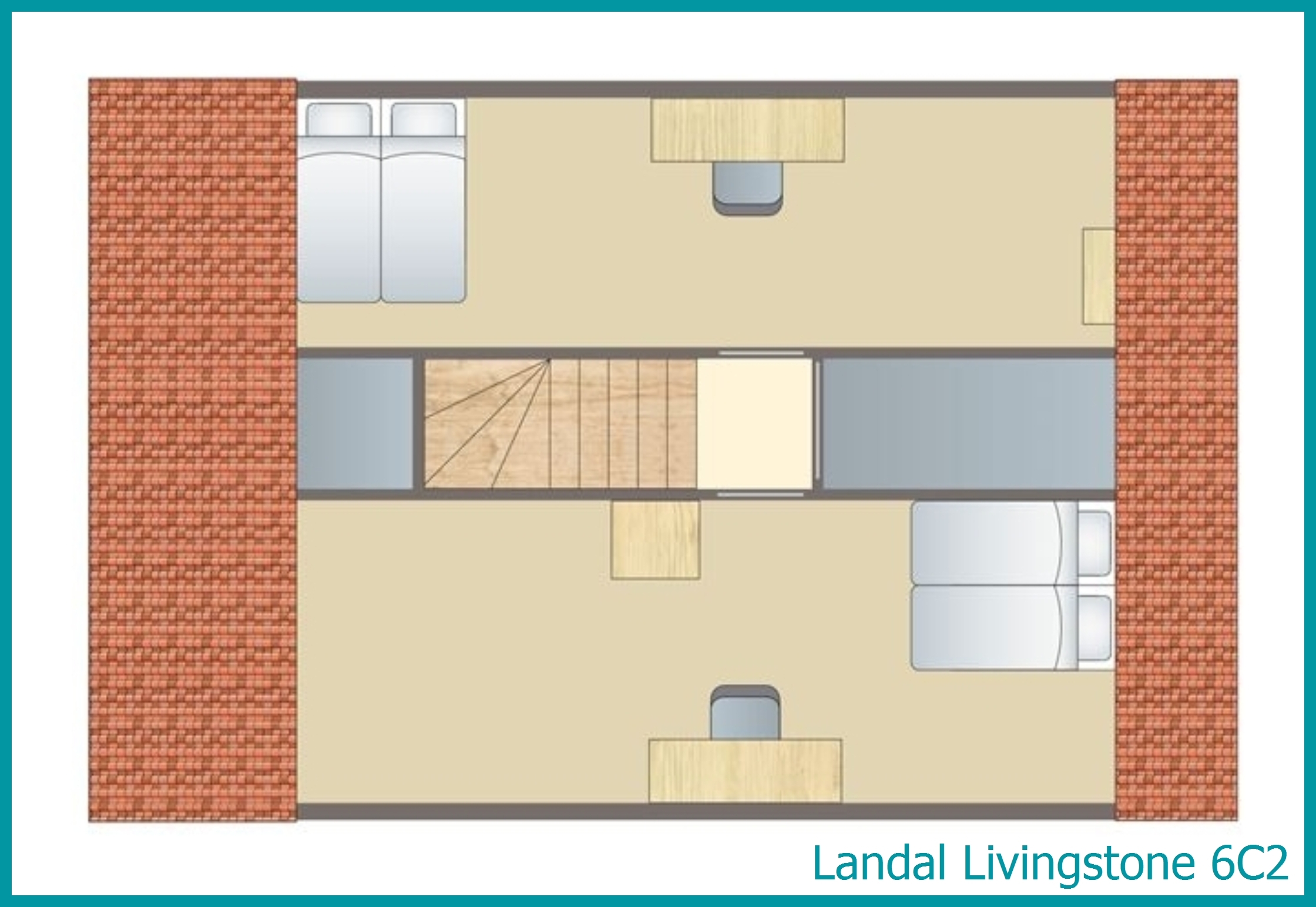 6-person villa 6C2 at Livingstone