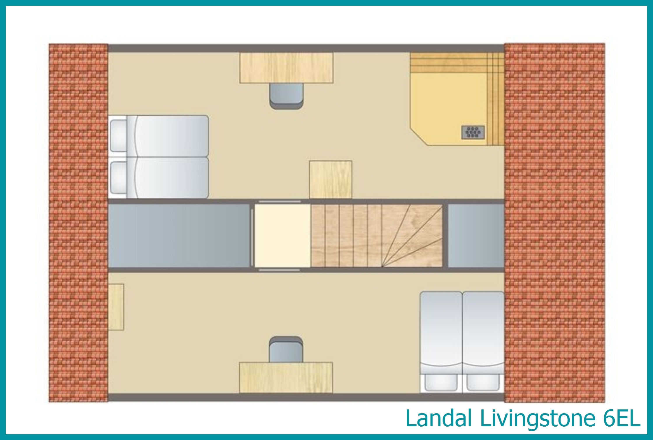 6-person villa 6EL at Livingstone