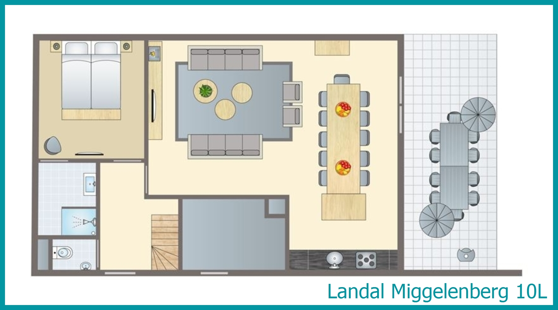 10-person bungalow 10L at Miggelenberg