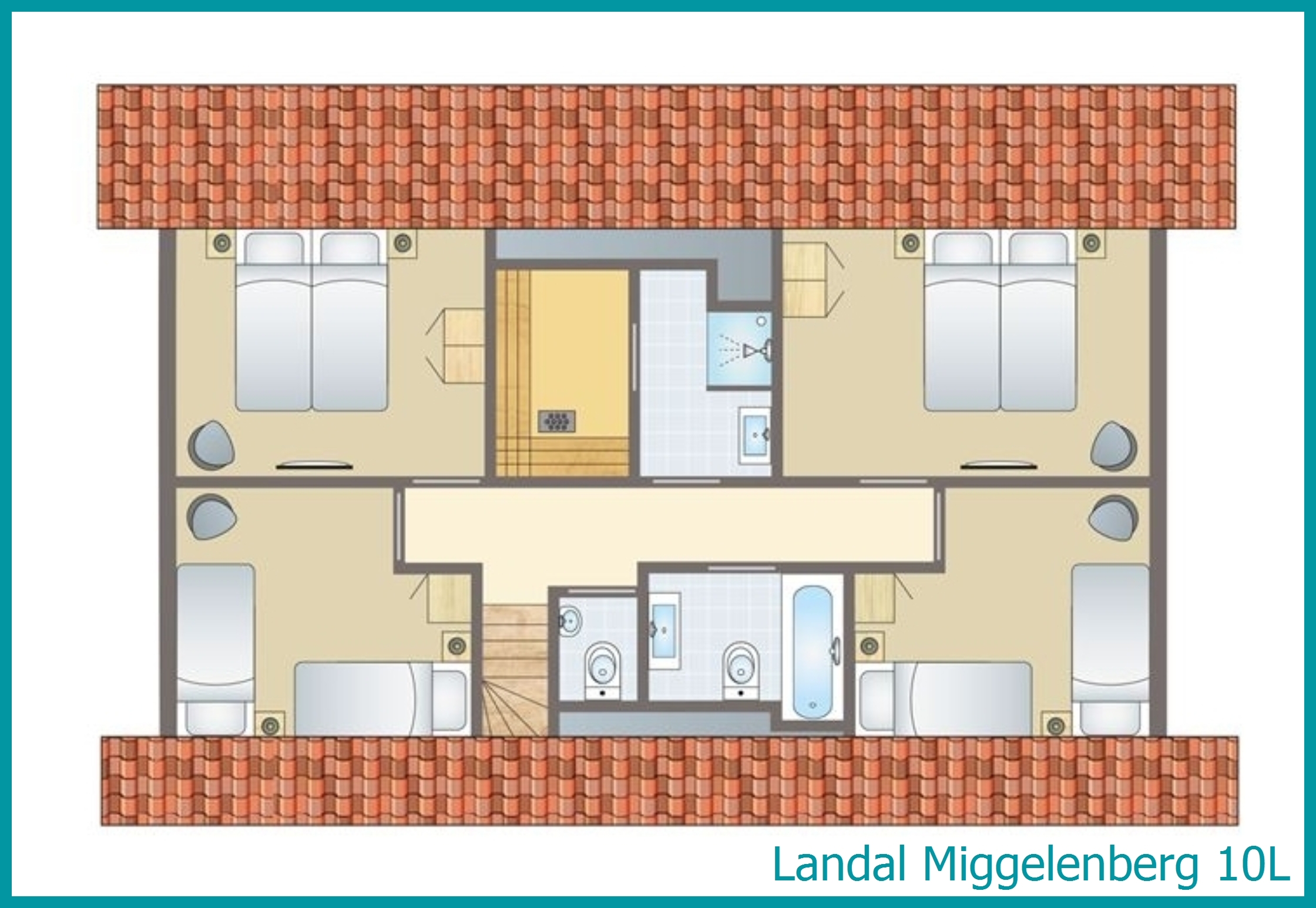 10-person bungalow 10L at Miggelenberg