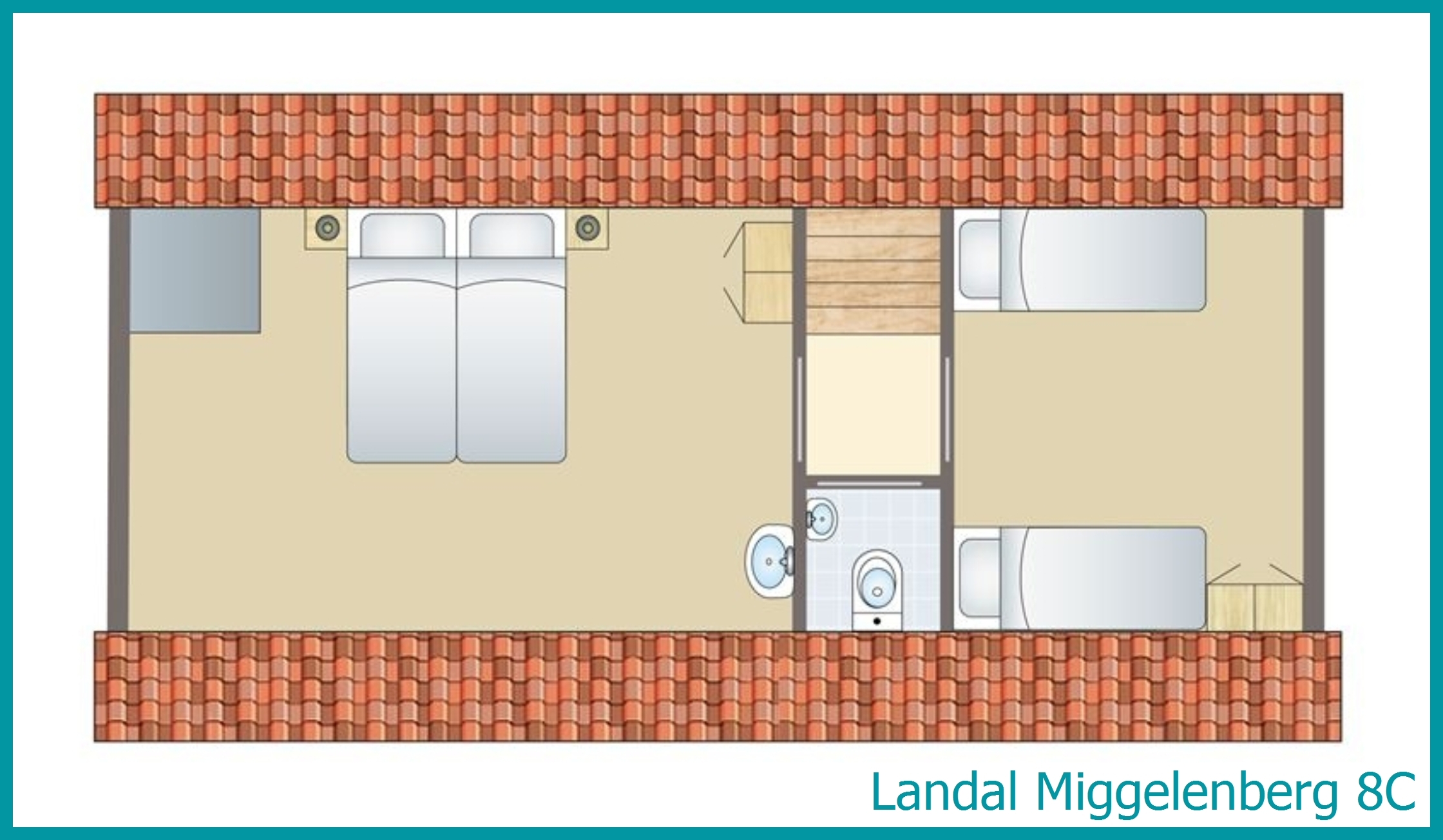 8-person bungalow 8C at Miggelenberg