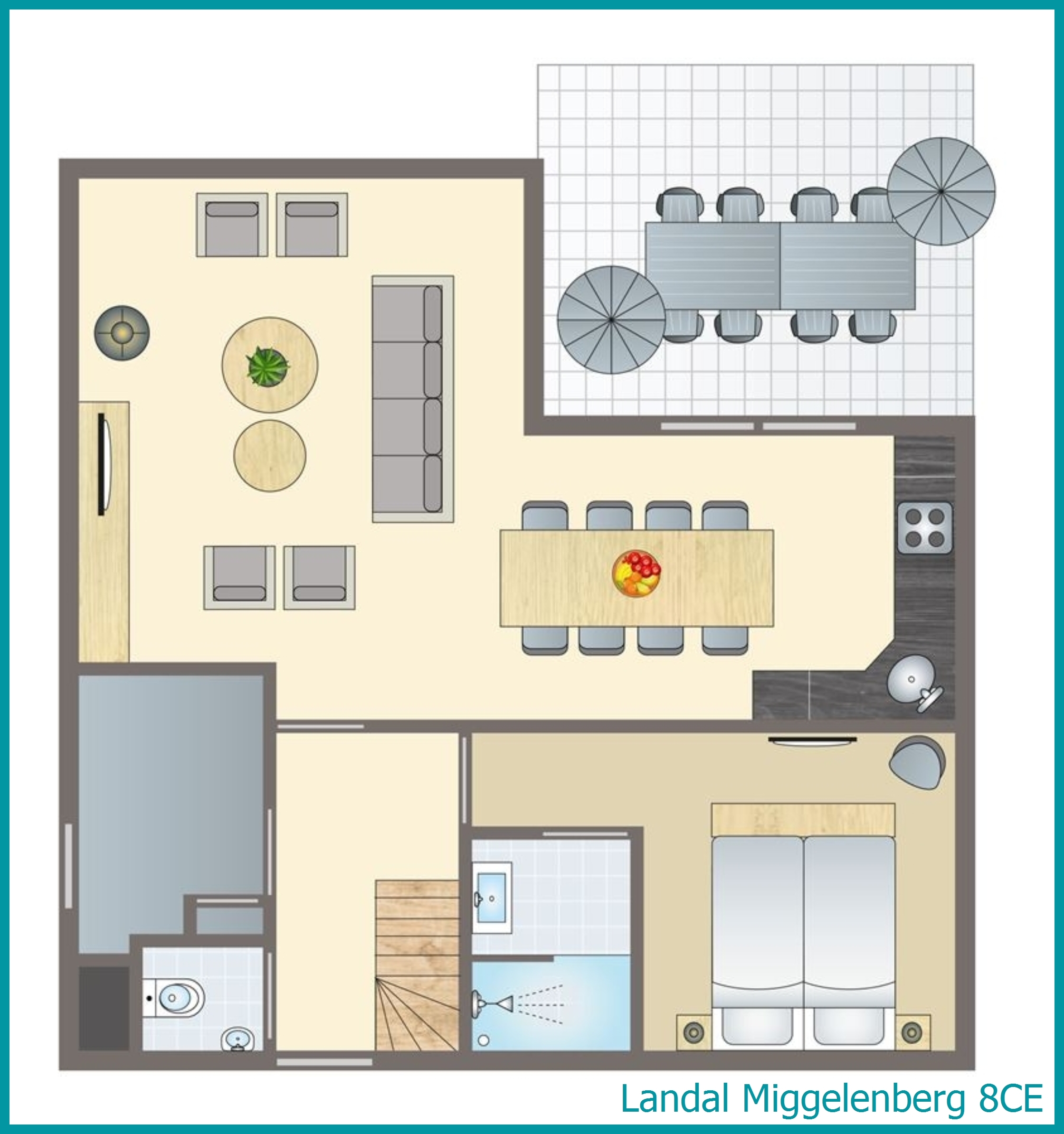 8-person bungalow 8CE at Miggelenberg