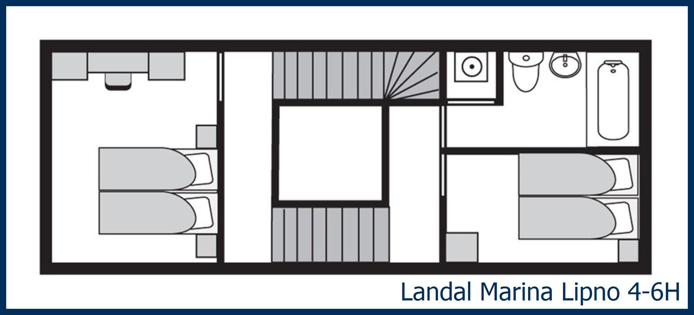 Bungalow 4-6H at Marina Lipno