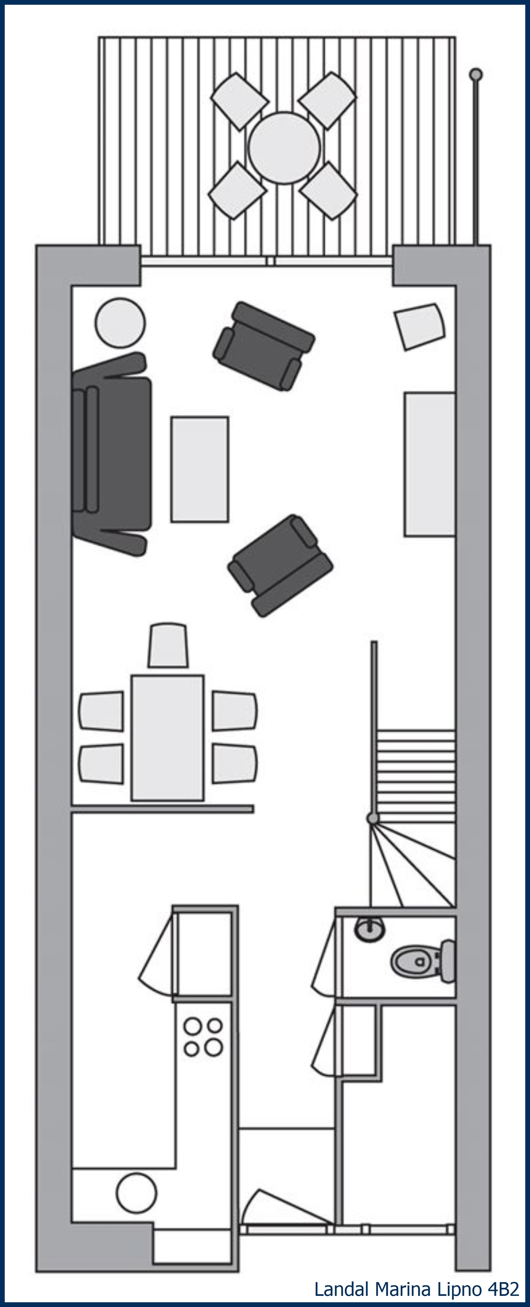 Bungalow 4B2 at Marina Lipno