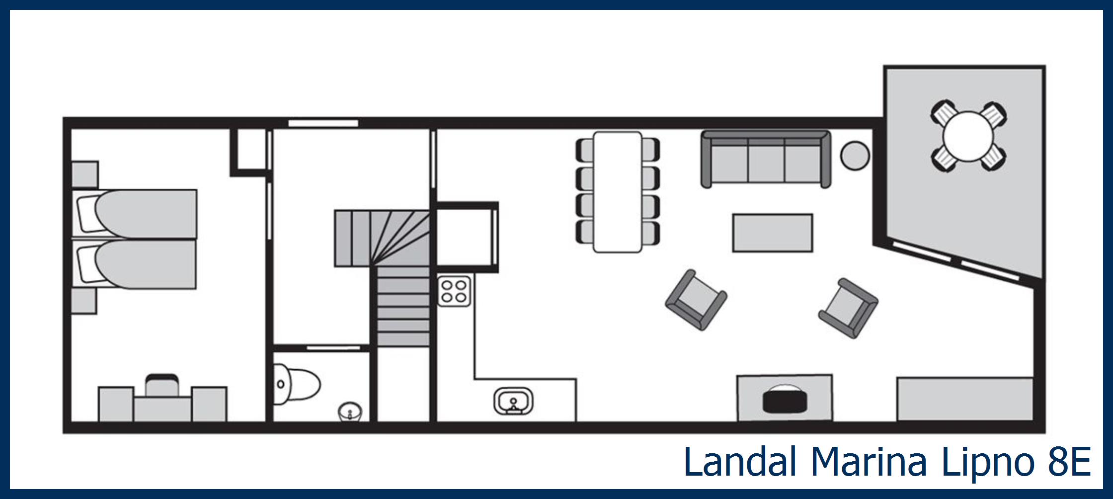 Apartment 8E at Marina Lipno