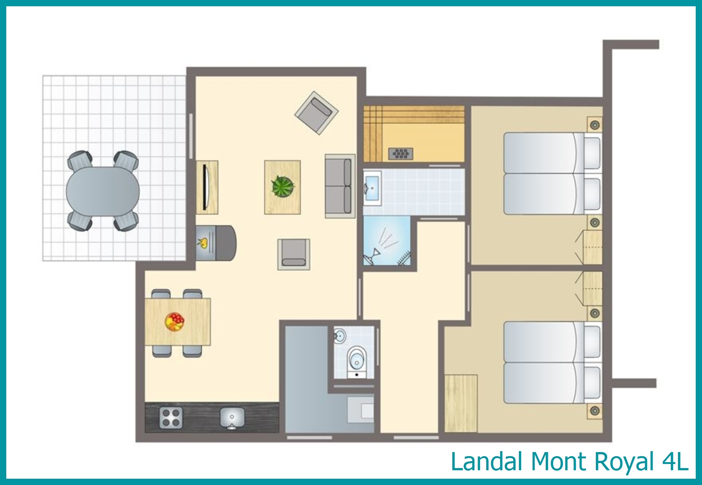4-person bungalow 4L at Mont Royal