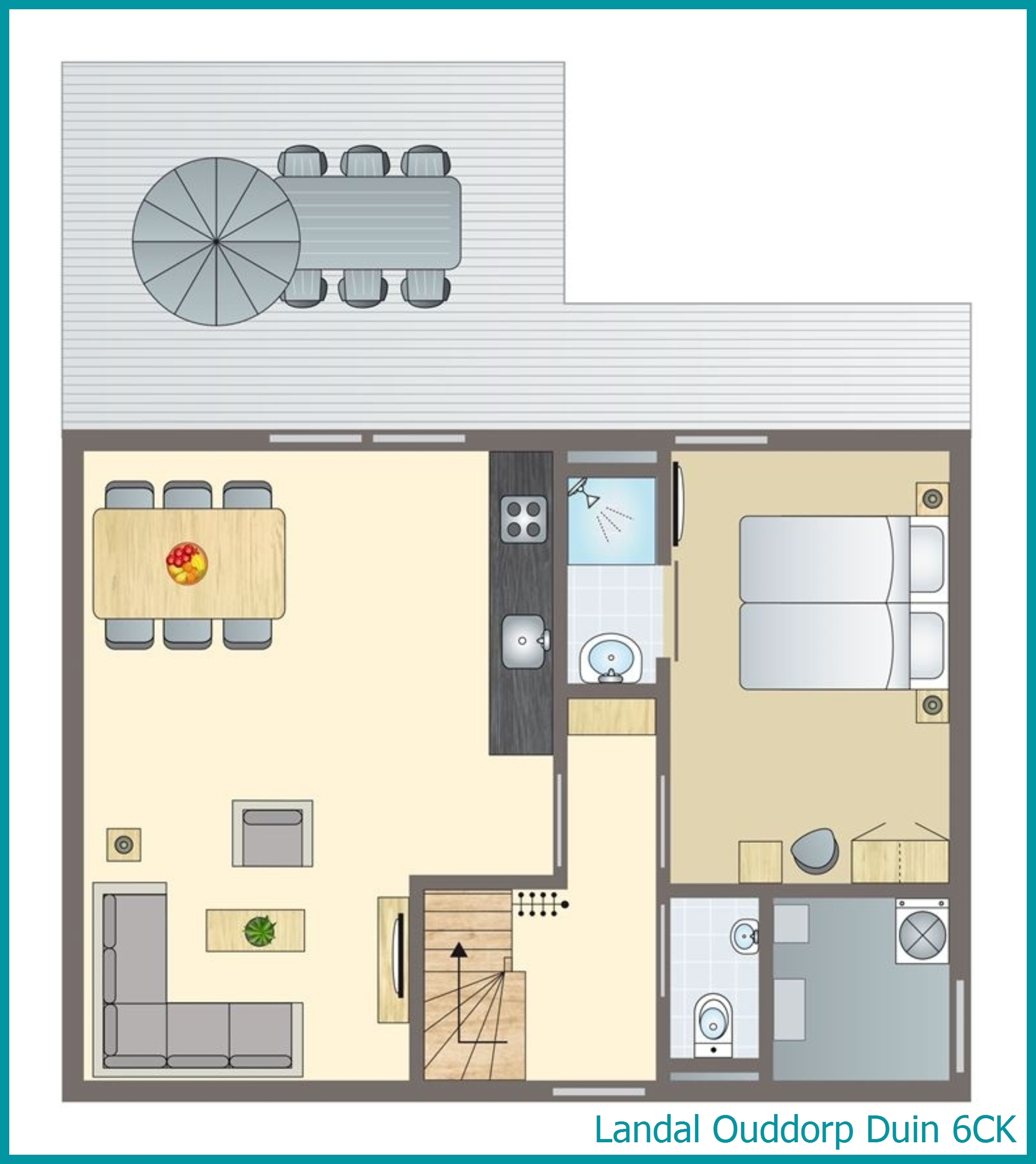 6-person children's villa 6CK at Ouddorp Duin