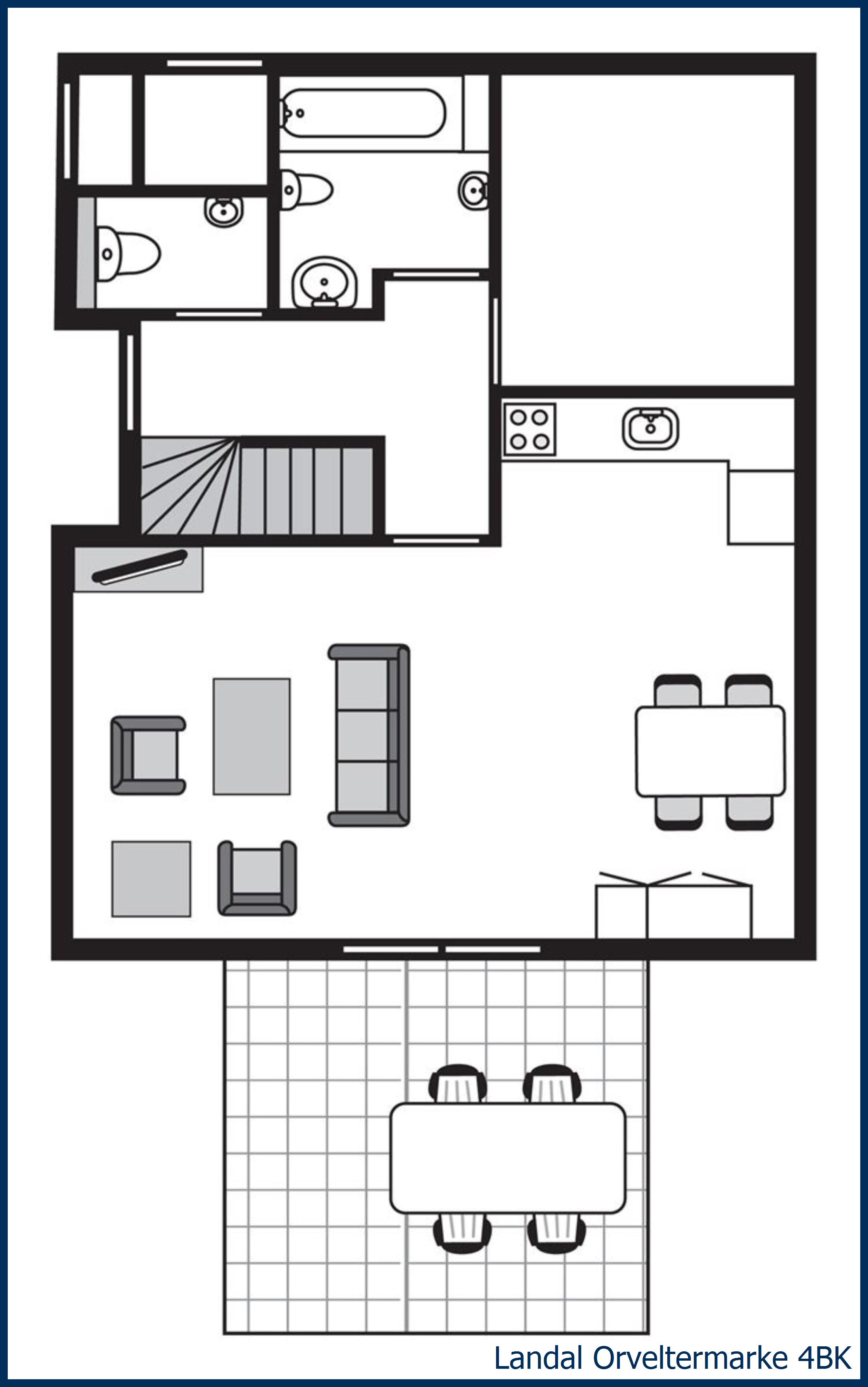 Childrens bungalow 4BK at Orveltermarke