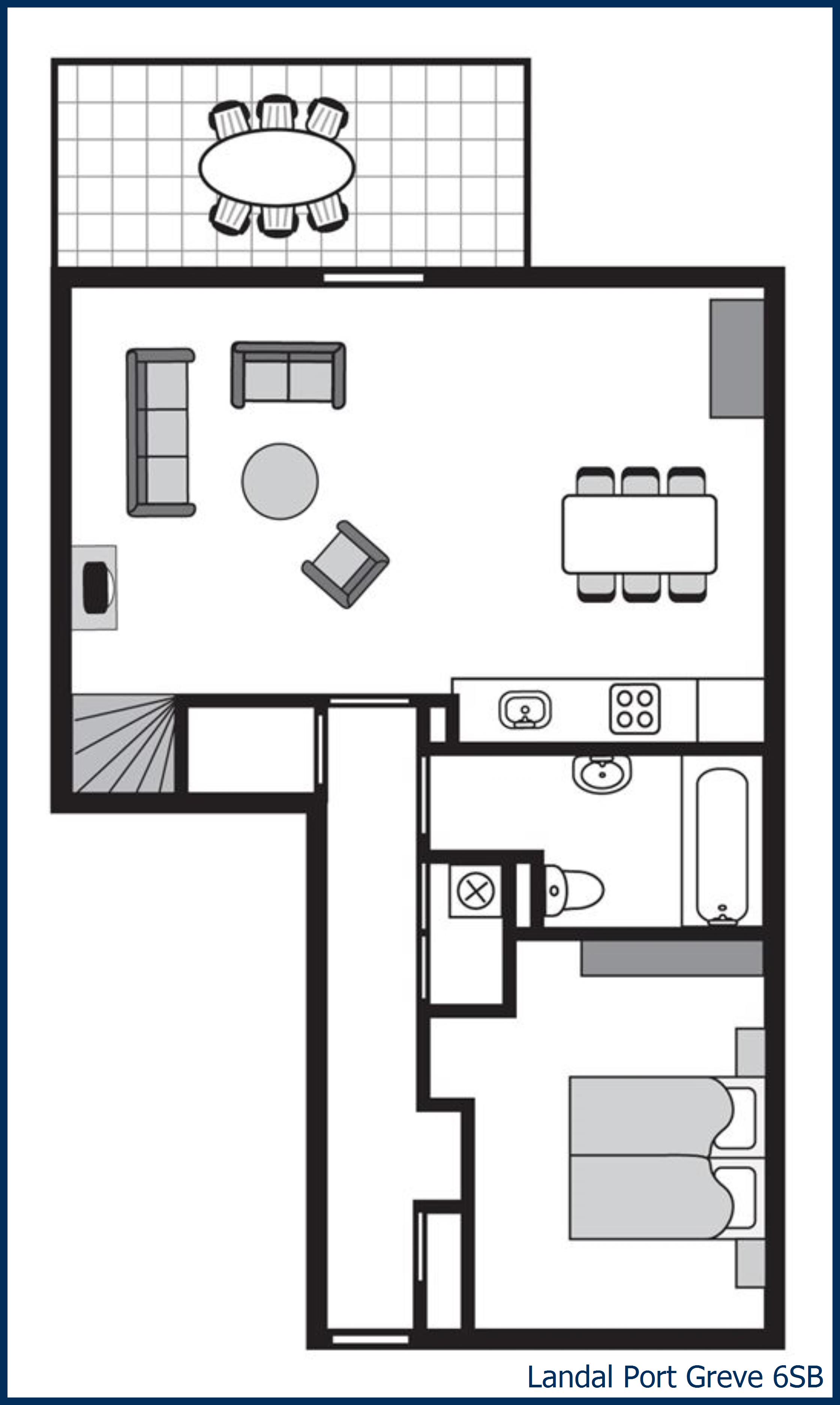 Apartment 6SB at Port Greve