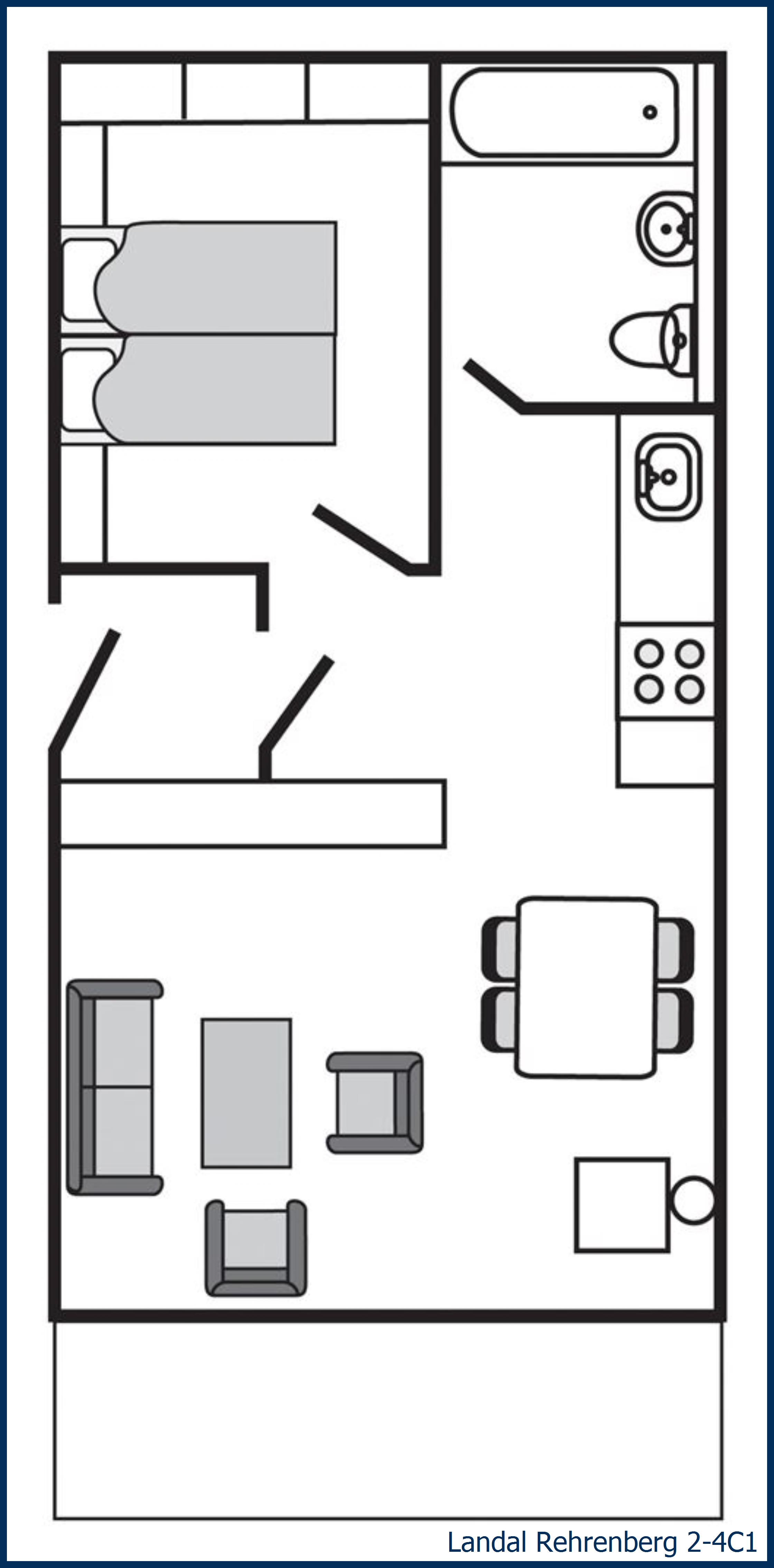 Apartment 2-4C1 at Rehrenberg