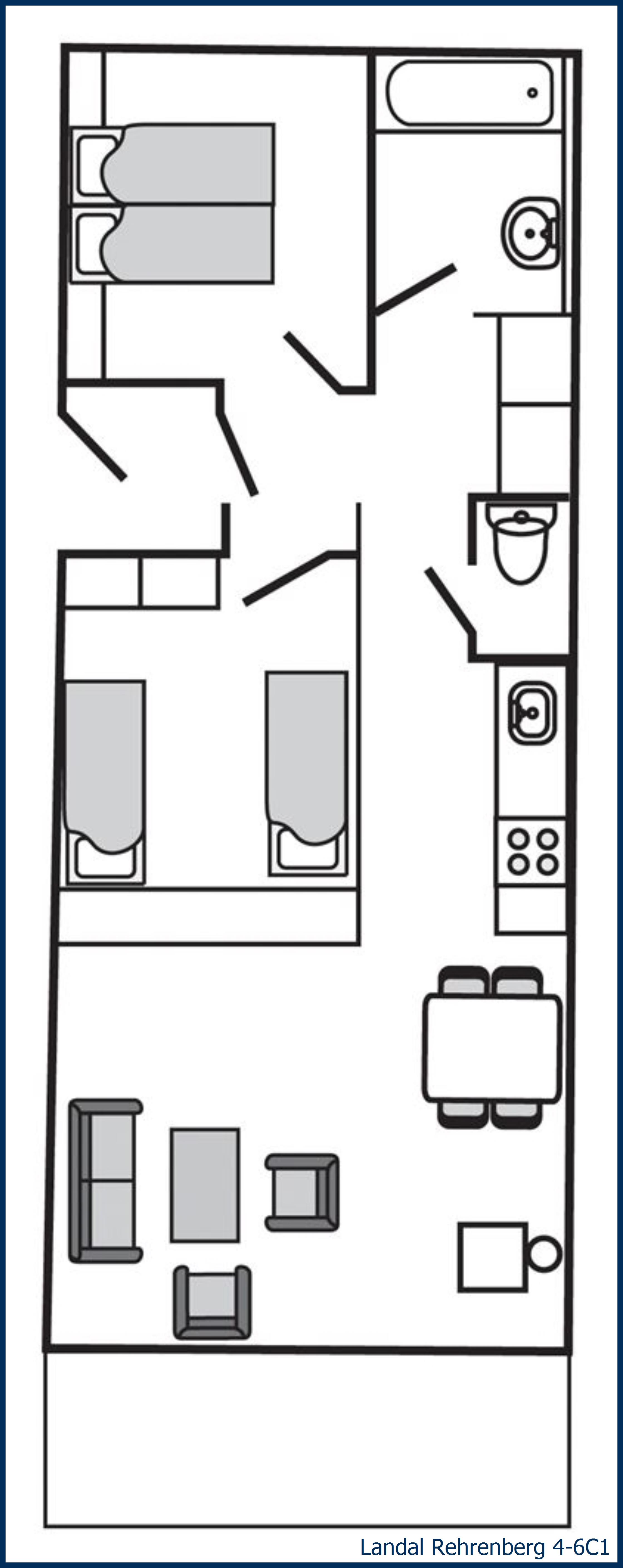 Apartment 4-6C1 at Rehrenberg