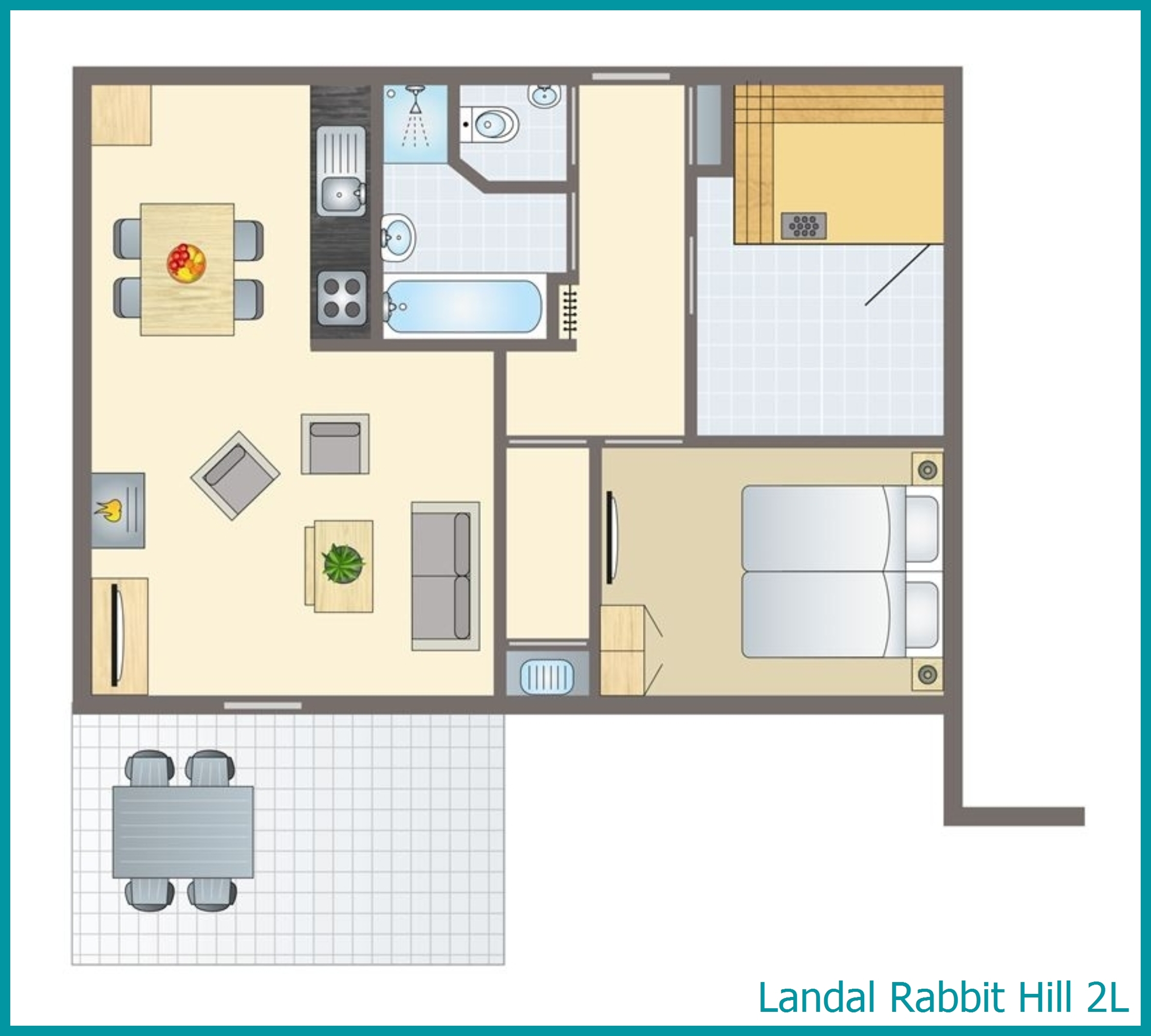 2-person bungalow 2L at Rabbit Hill