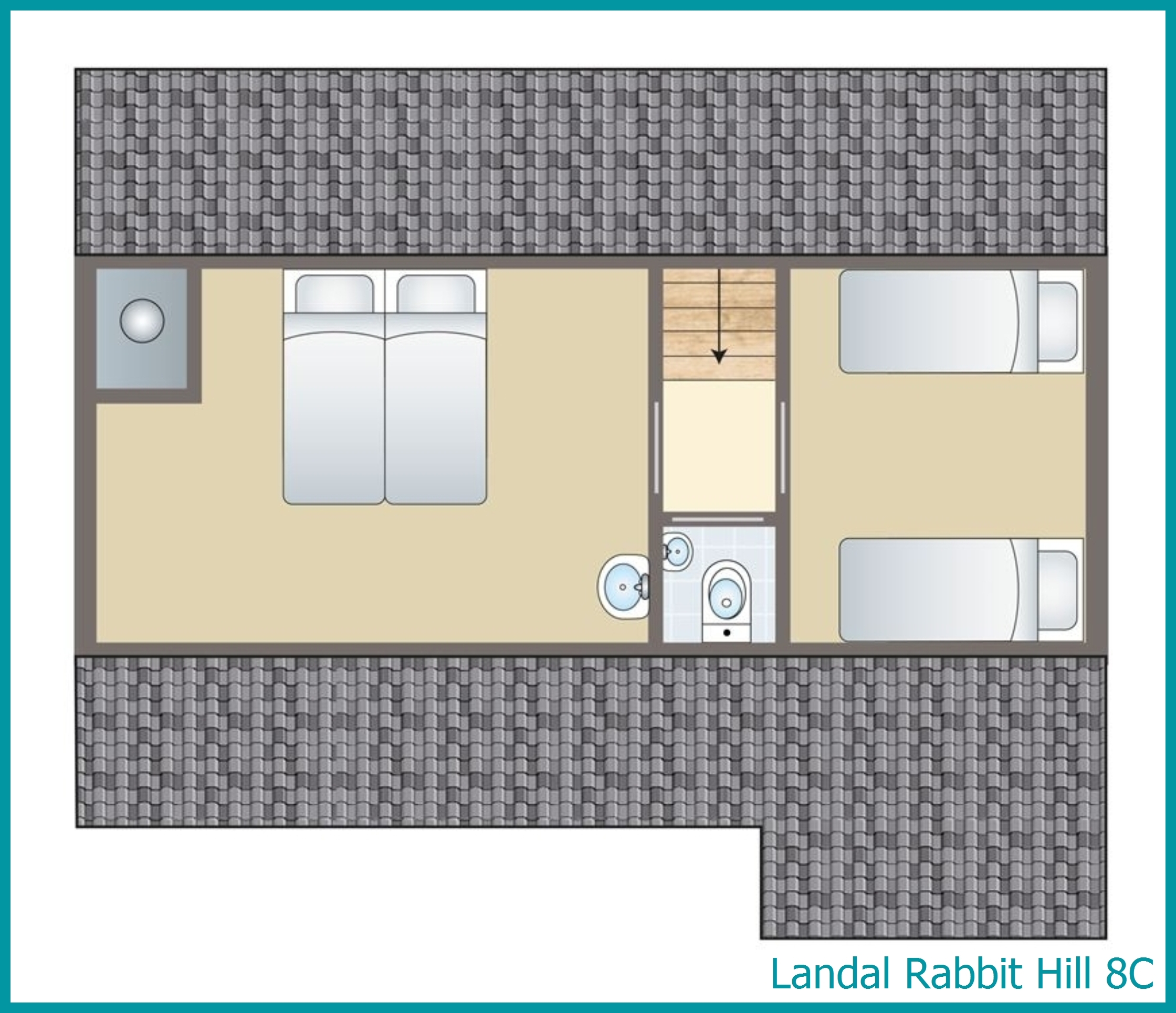 8-person bungalow 8C at Rabbit Hill