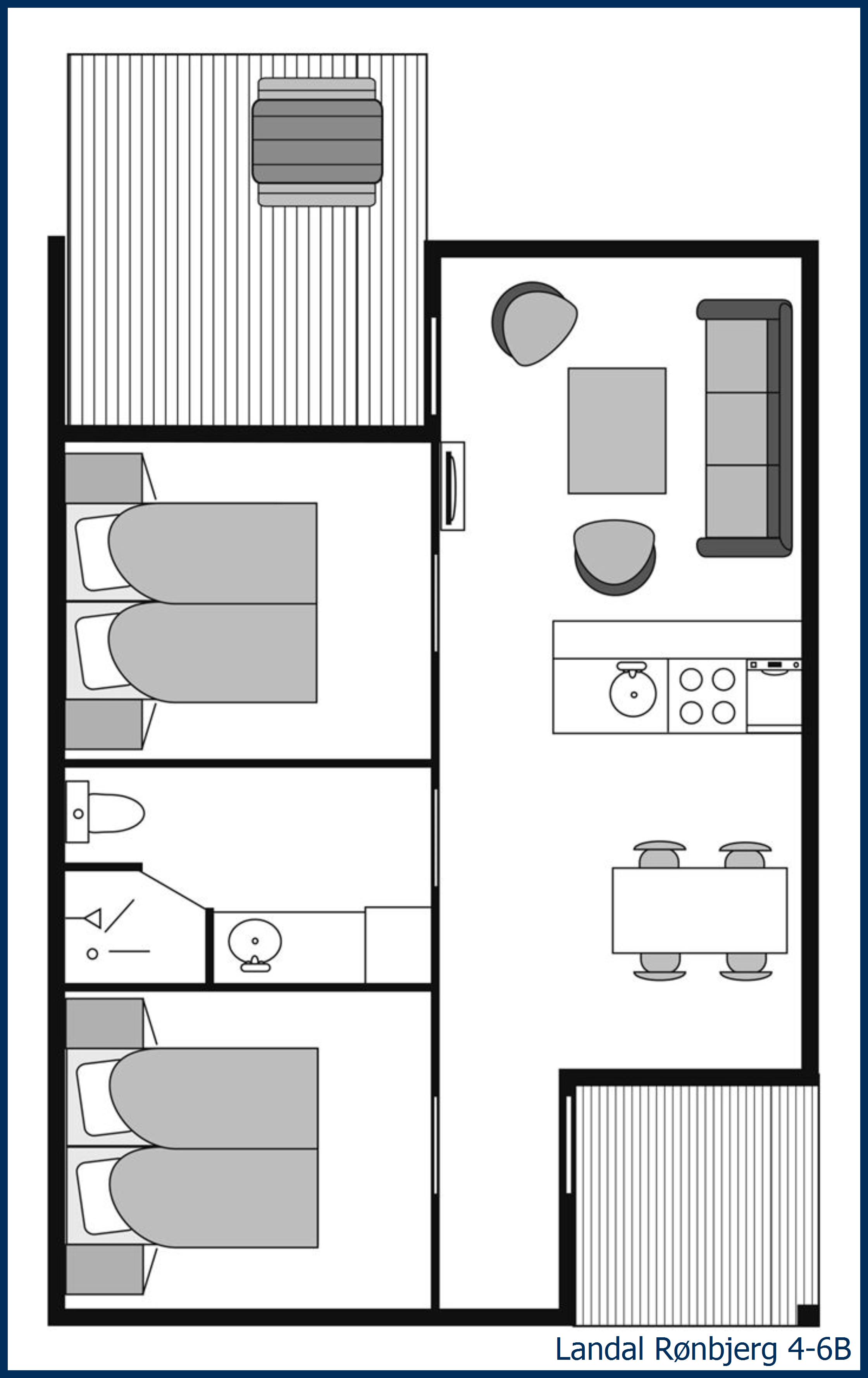 Bungalow 4-6B at Rønbjerg