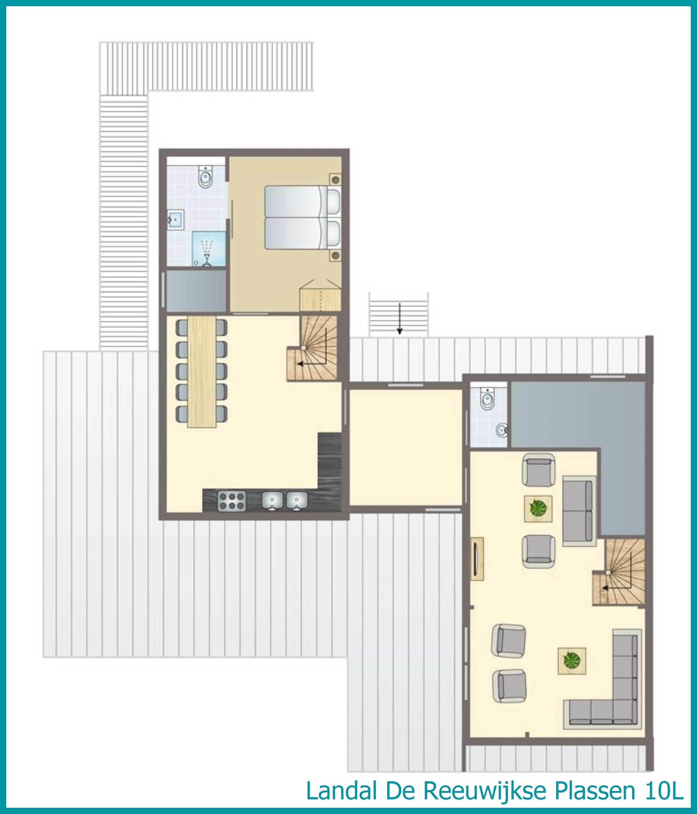 10-person water residence 10L at De Reeuwijkse Plassen