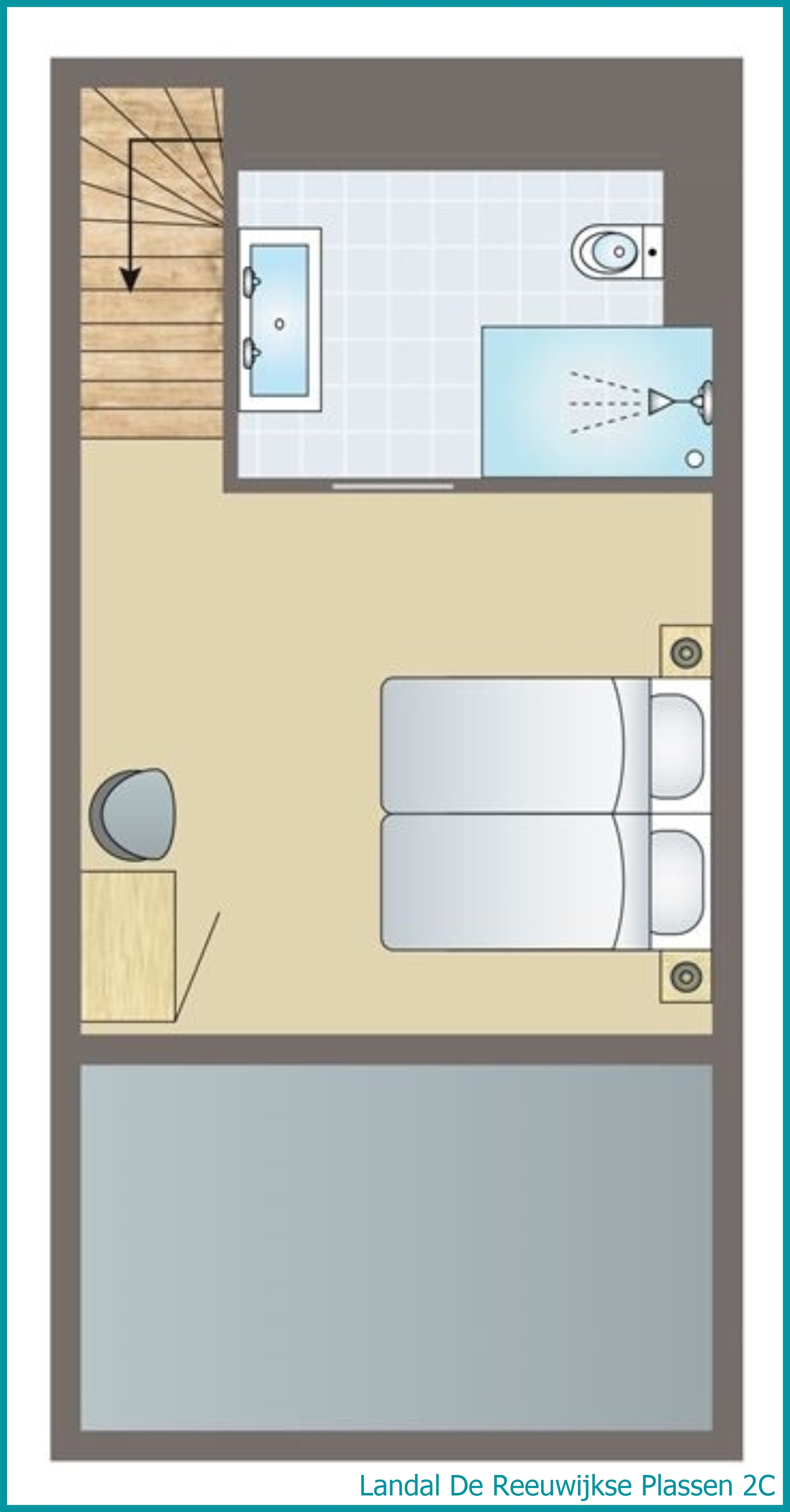 2-person water residence 2C at De Reeuwijkse Plassen